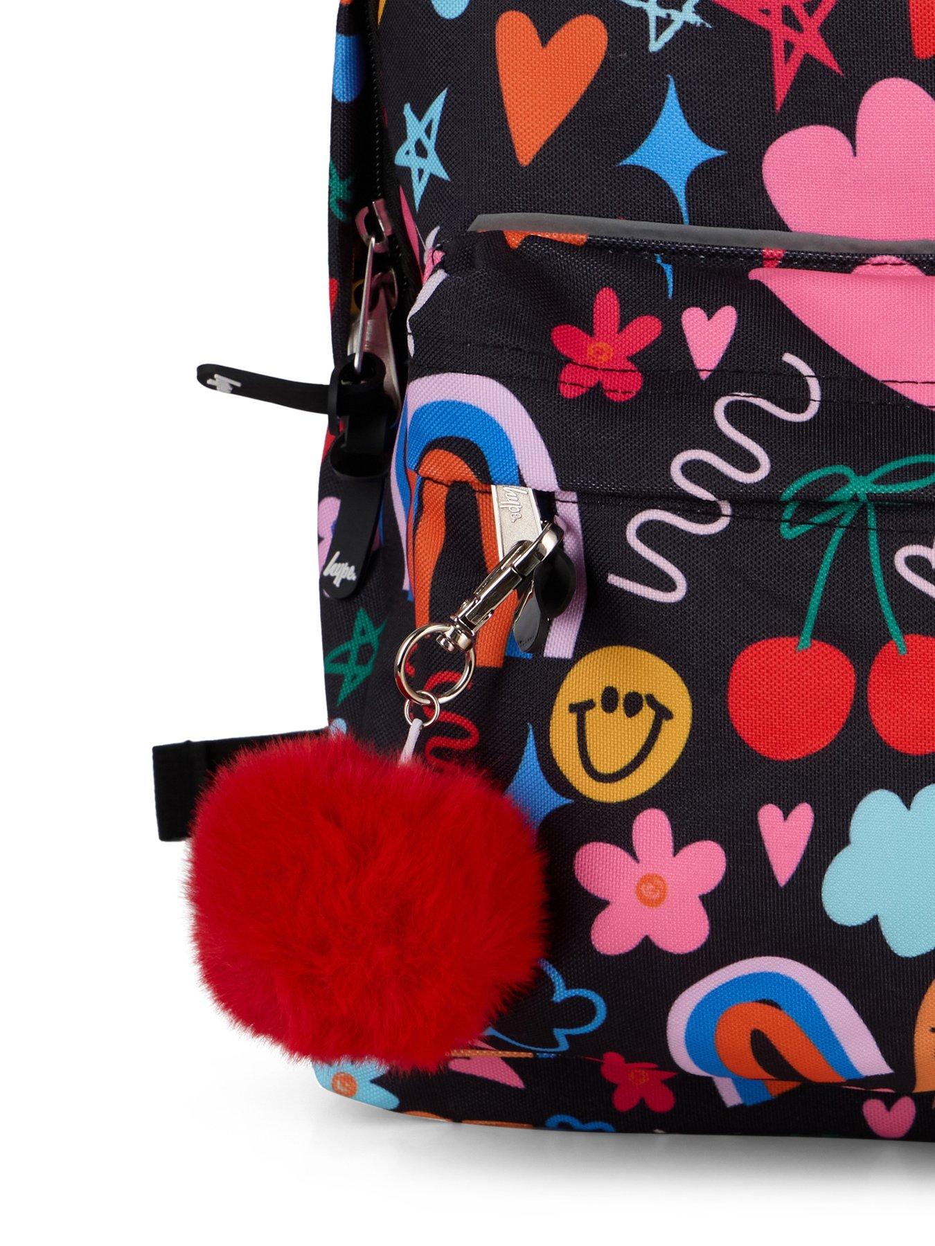 Image 3 of 4 of Hype Hype Black Happy Days Doodle Backpack