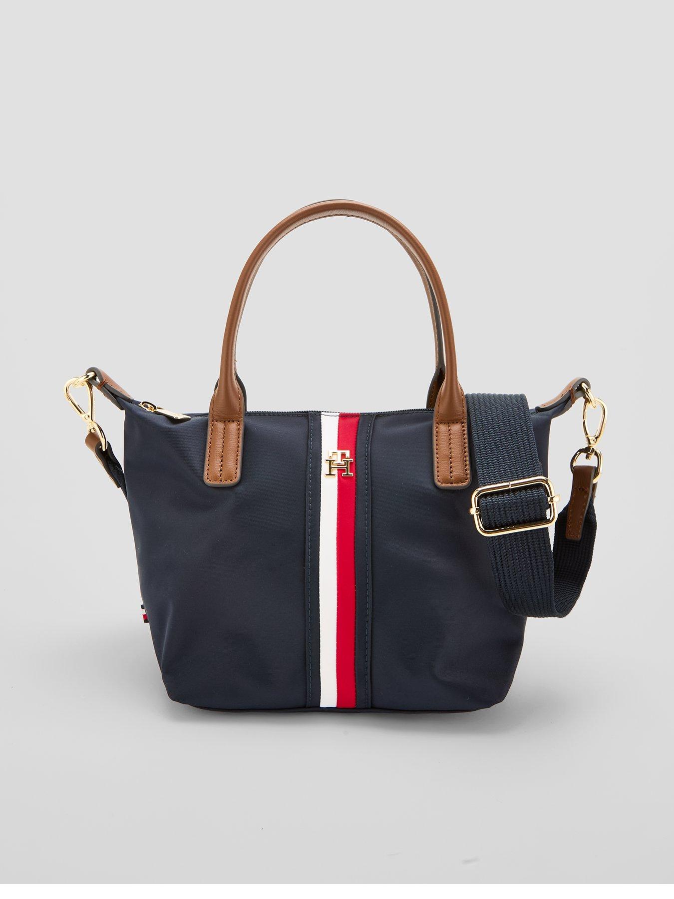 Tommy Hilfiger Popette Stripe Crossbody Mini Tote Bag, Blue, Women