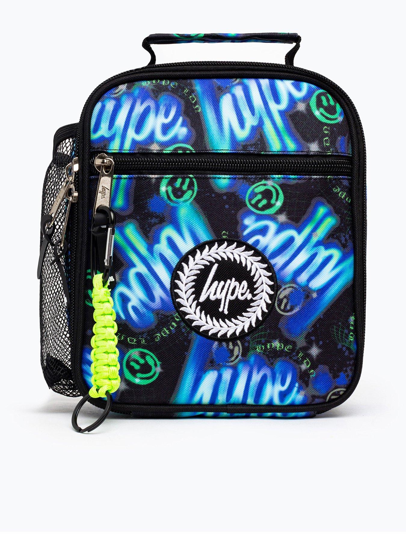 Image 1 of 4 of Hype Electric Smile Script Lunch Box - Blue