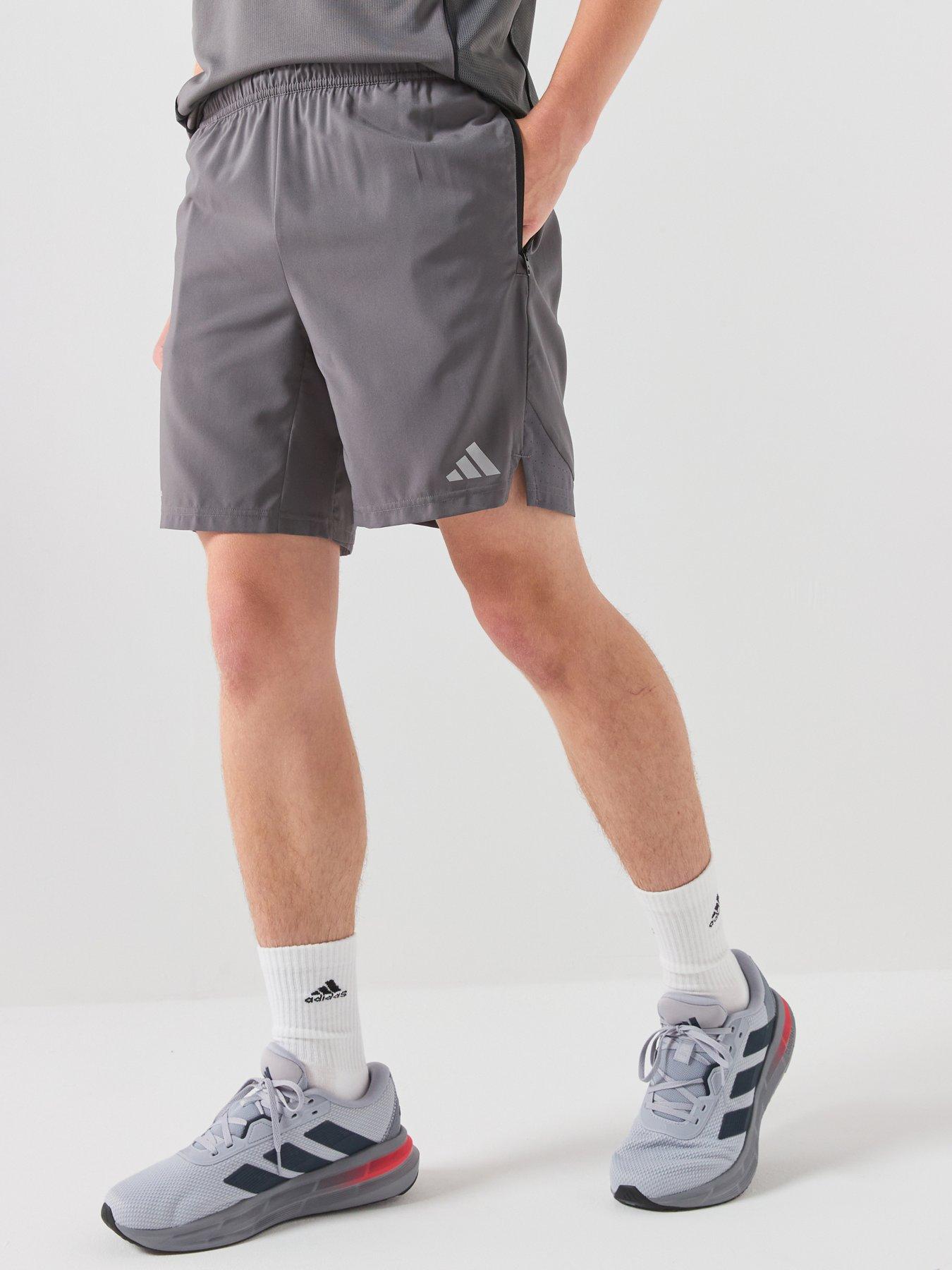 Image 1 of 6 of adidas Junior Boys Tech Apparel Shorts - Dark Grey