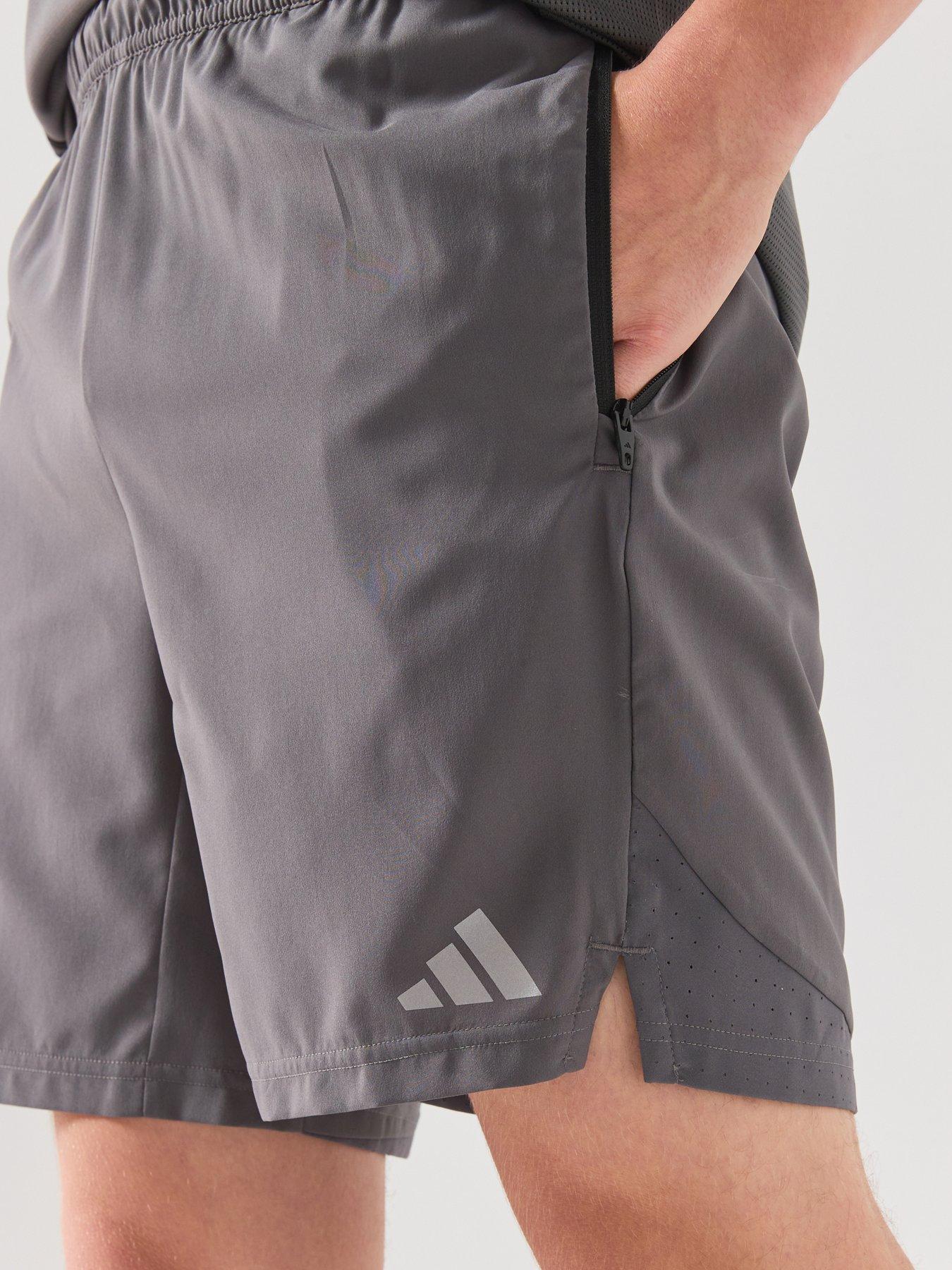 Image 5 of 6 of adidas Junior Boys Tech Apparel Shorts - Dark Grey