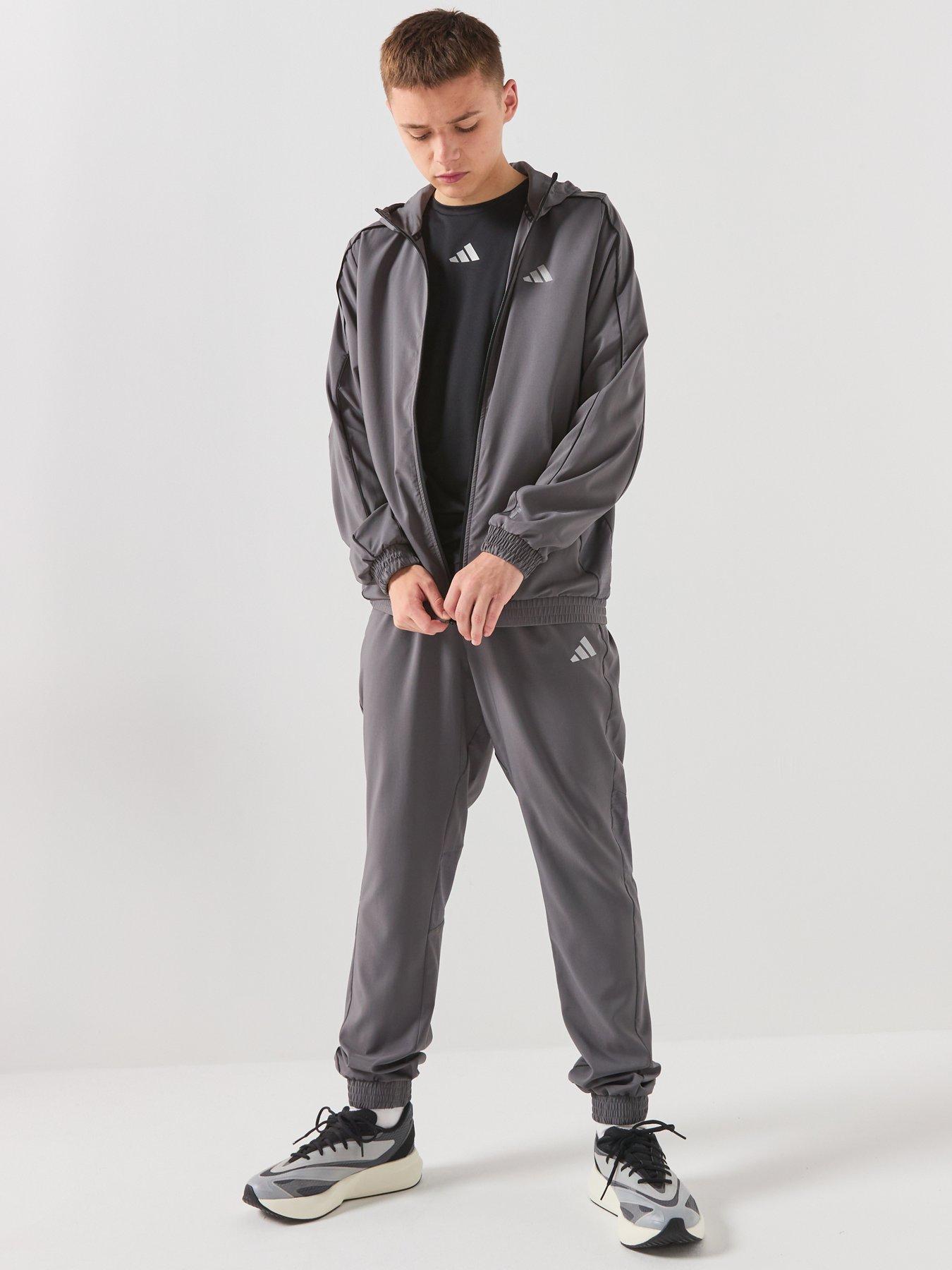 Image 5 of 6 of adidas Junior Boys Tech Apparel Trousers - Grey