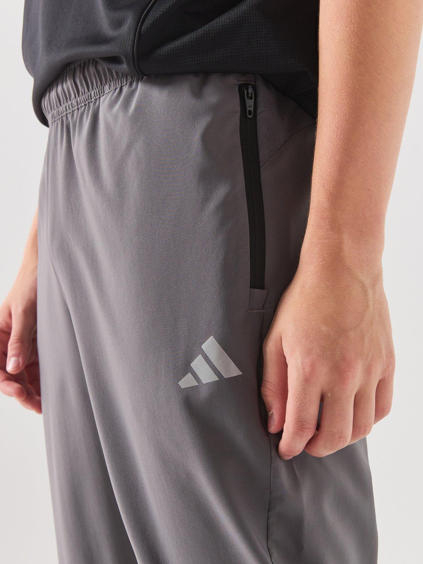 Image 6 of 6 of adidas Junior Boys Tech Apparel Trousers - Grey