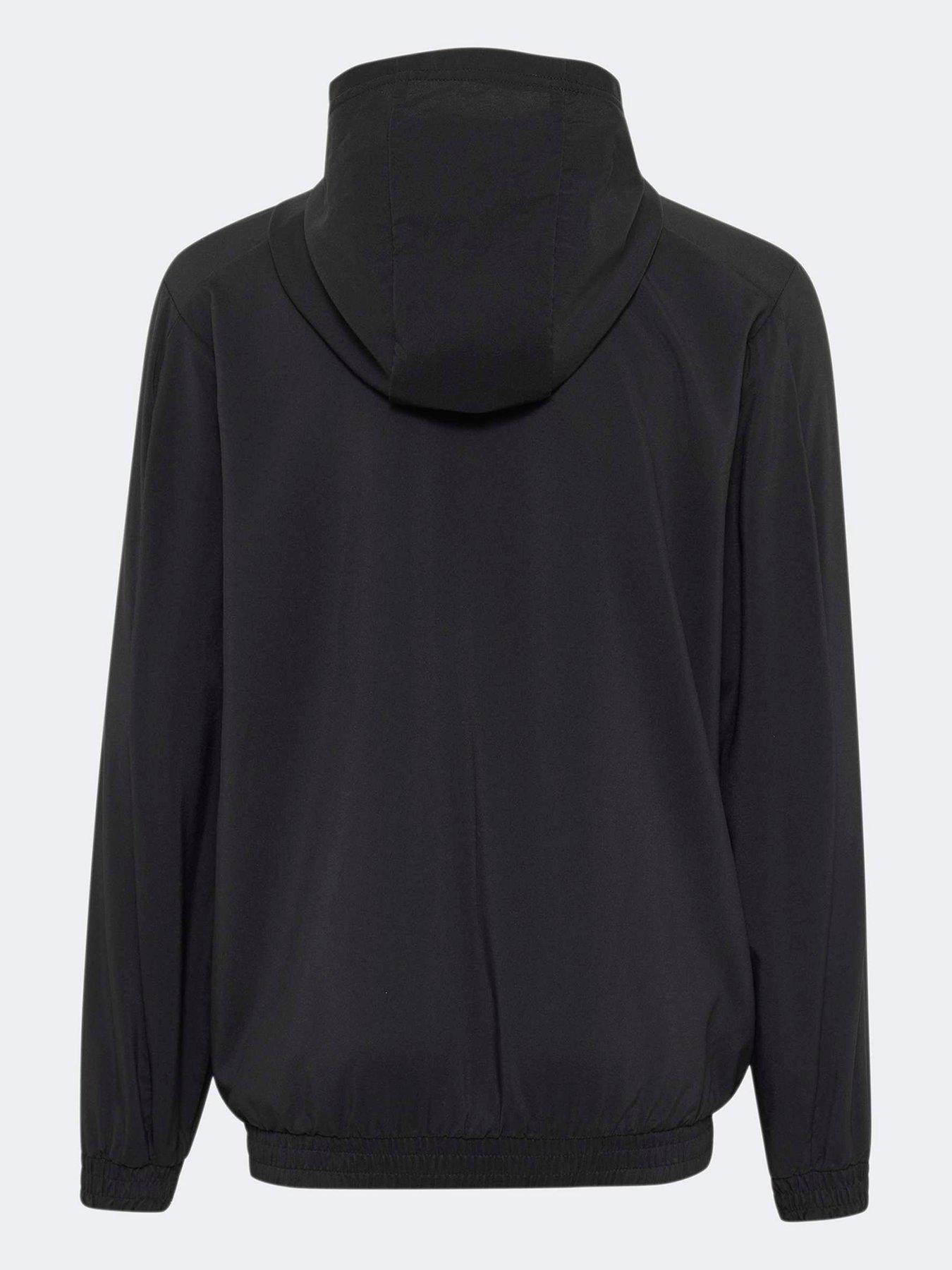 Image 2 of 5 of adidas Kids' Hooded CLIMACOOL Track Top - Black/Reflective Silver