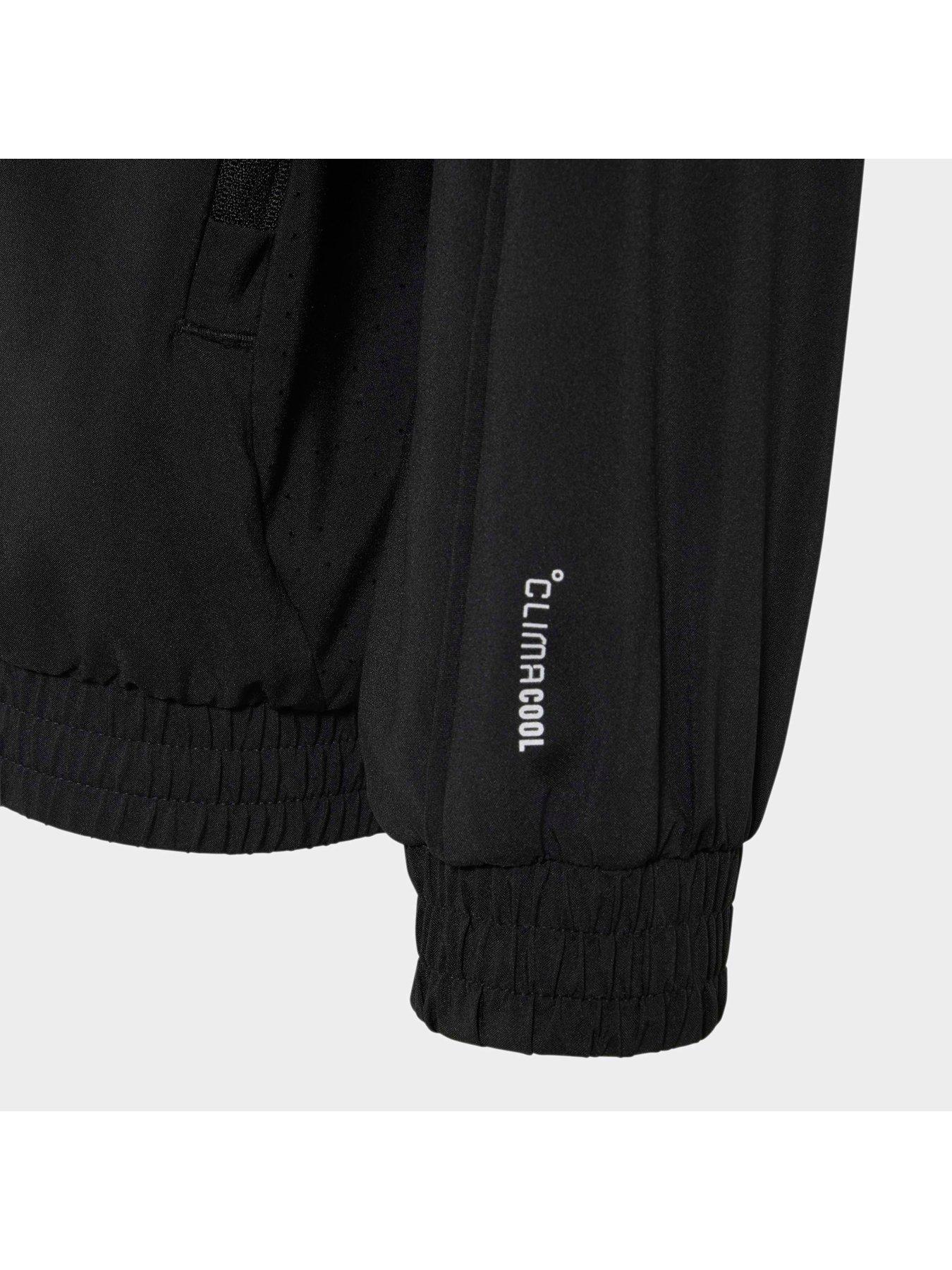 Image 4 of 5 of adidas Kids' Hooded CLIMACOOL Track Top - Black/Reflective Silver