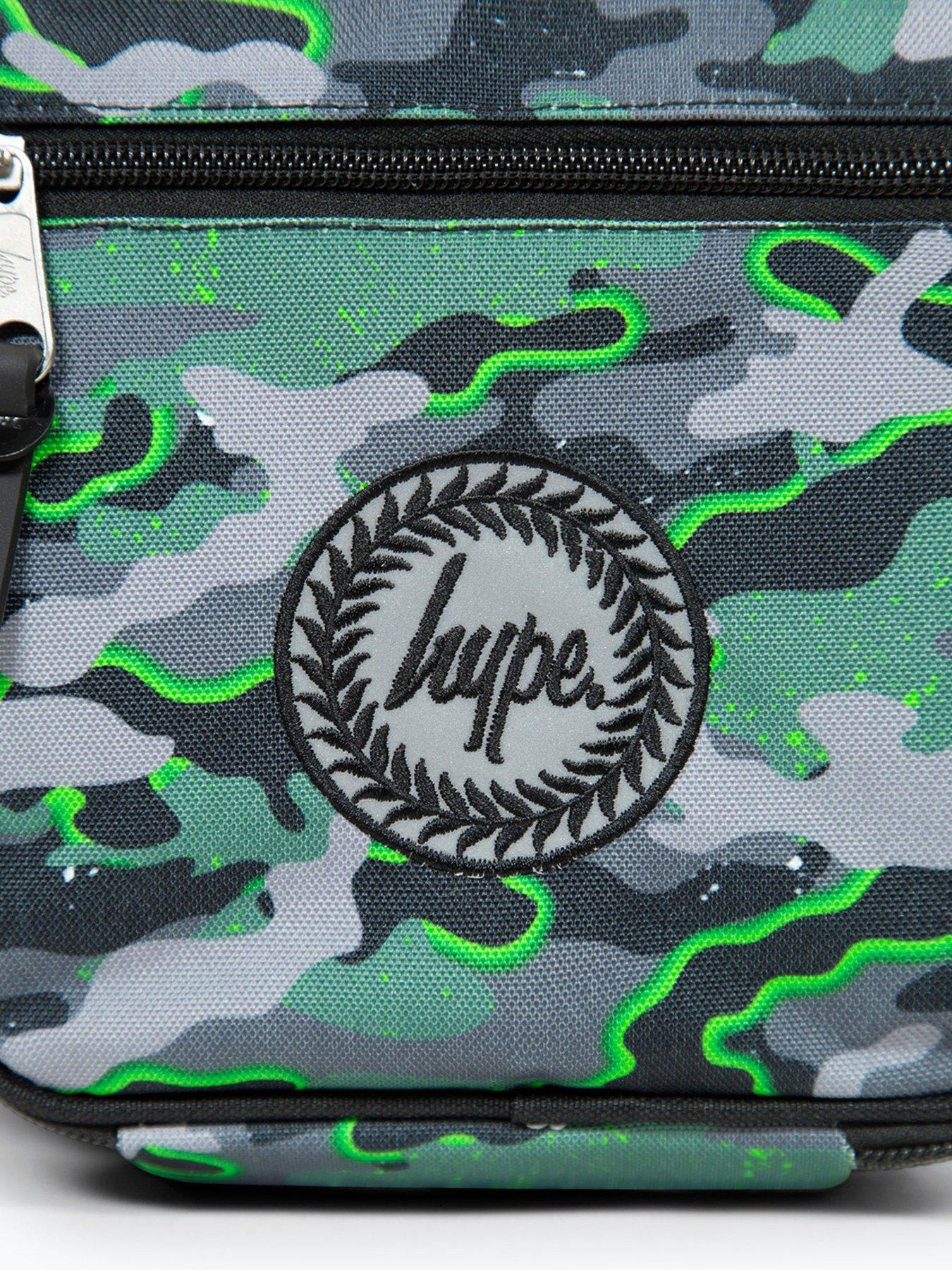 Image 3 of 4 of Hype Unisex Glow Camo Lunch Box - Green