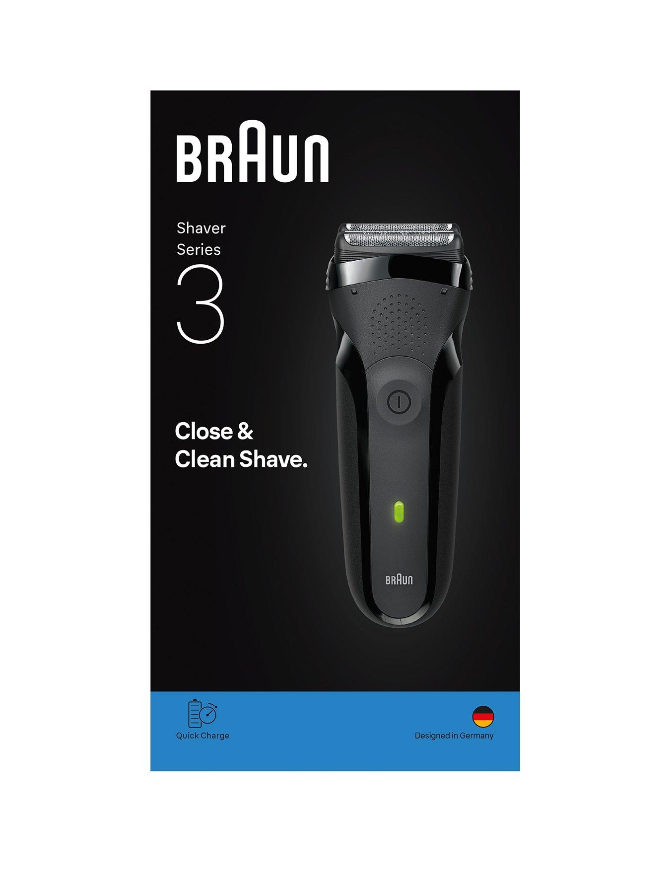 Braun Braun Series 3 300 Electric Shaver, Razor for Men, Black