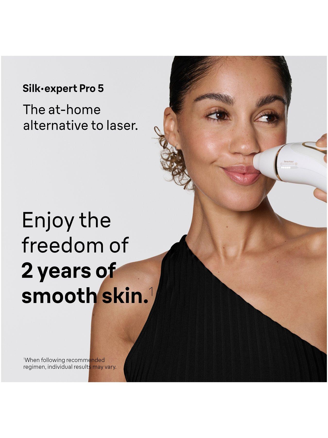 Image 2 of 7 of Braun IPL Silk-expert Pro 5, At Home Hair Removal, 3 Attachment Heads, PL5351