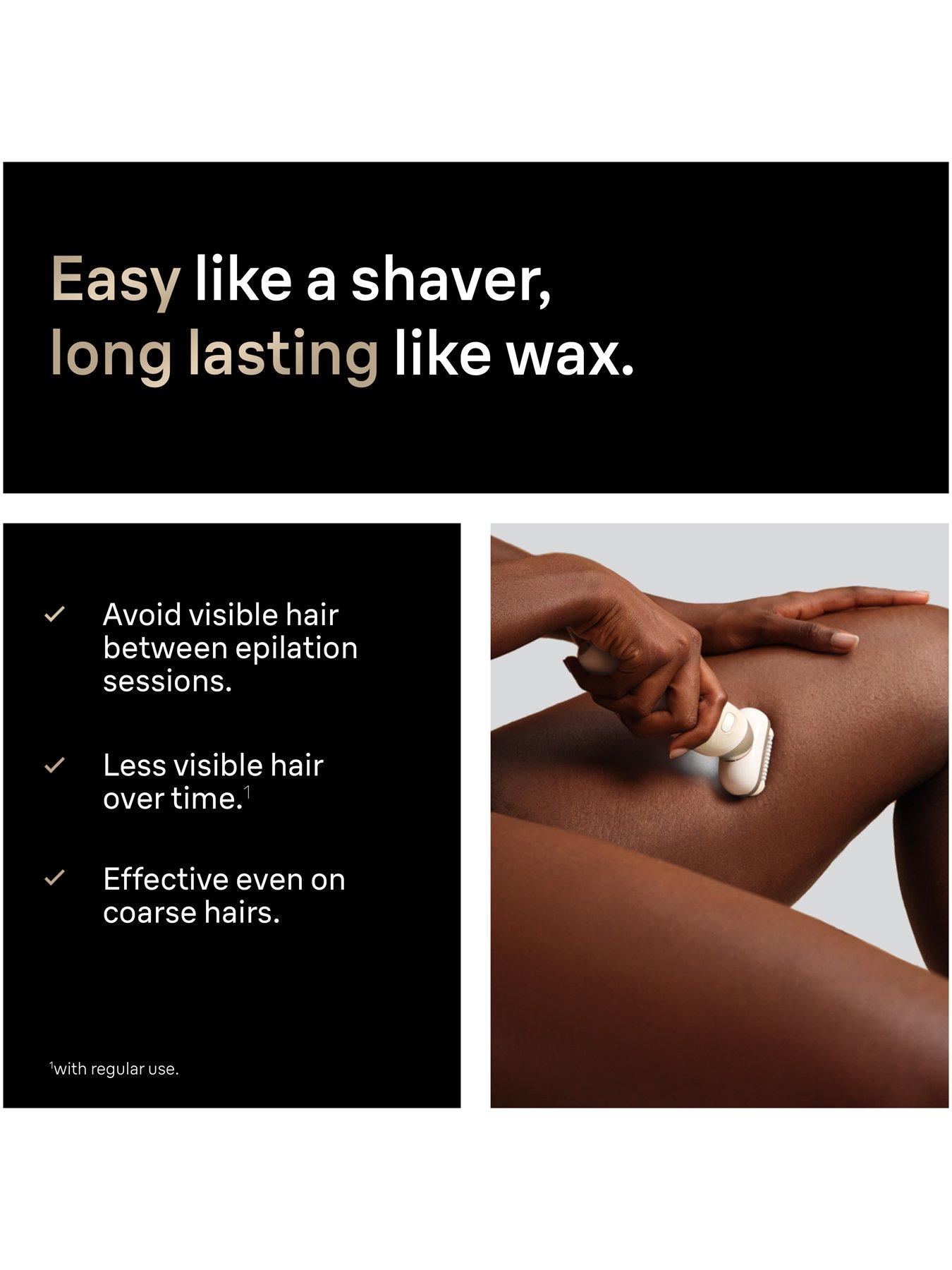 Image 4 of 7 of Braun Silk-epil 9 Flex, Wet &amp; Dry Epilator, Lasting Smooth Skin, 9-060 3D, Gold