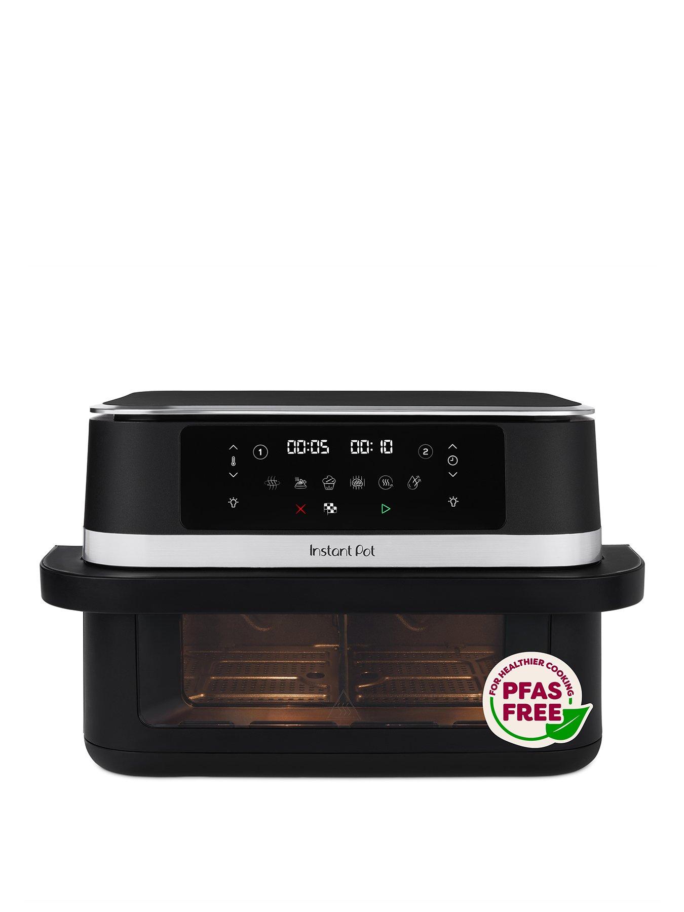 Instant Pot Vortex VersaZone 12L PFAS-Free Air Fryer Black Pepper