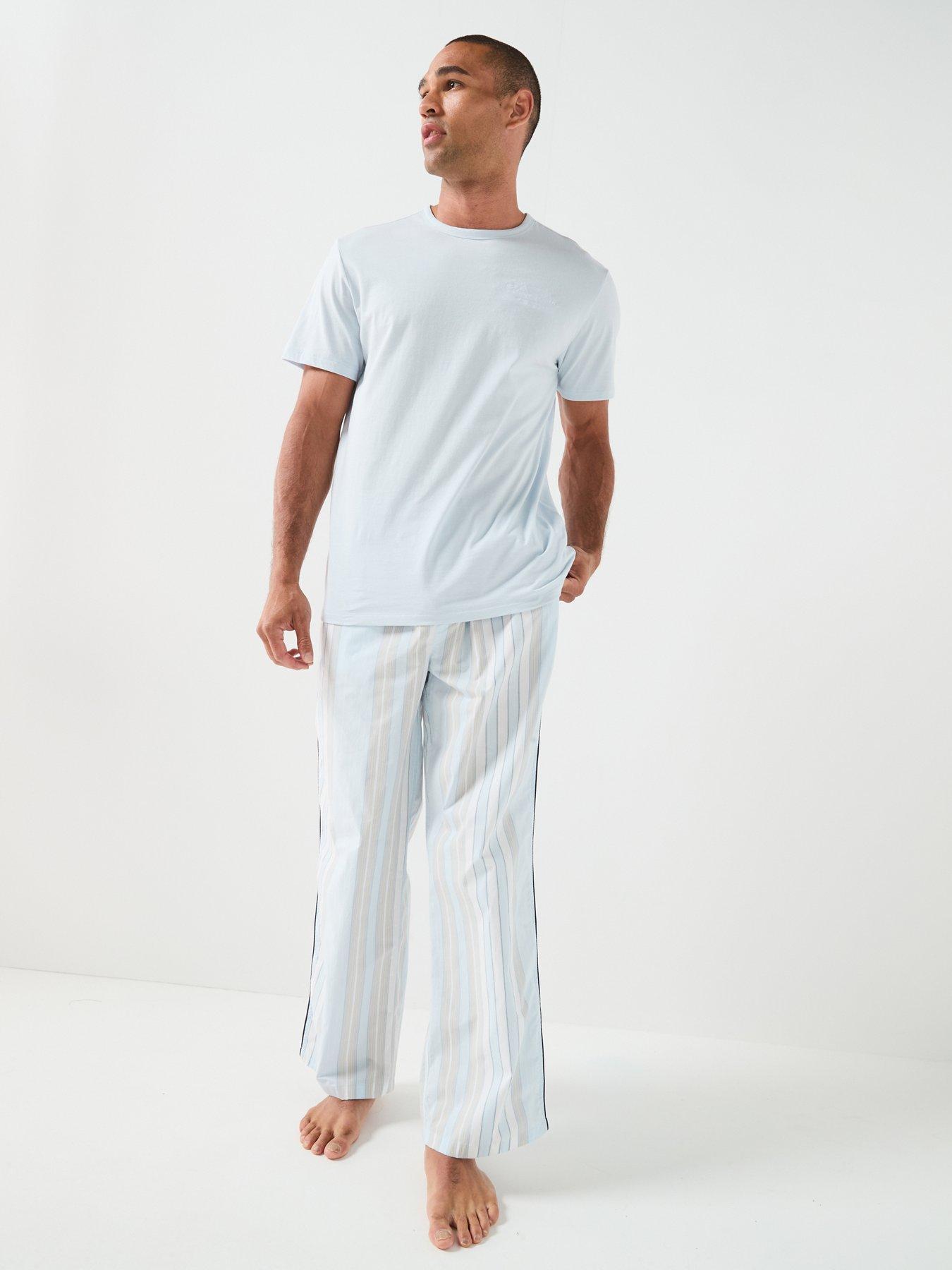 Image 3 of 5 of Calvin Klein Script Short Sleeve Crew Neck T-Shirt - Blue