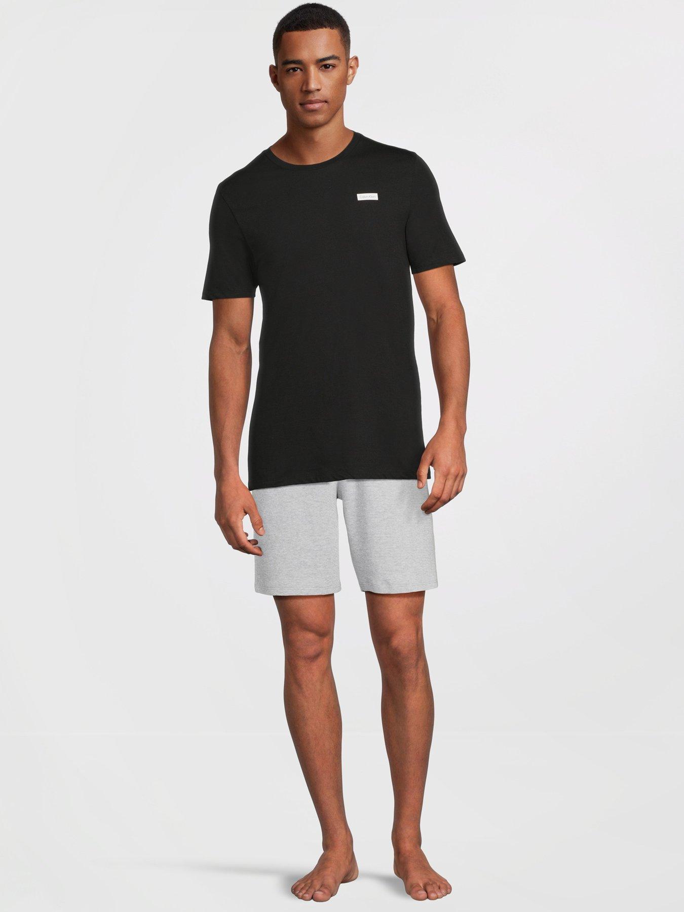 Image 4 of 6 of Calvin Klein Short Sleeve 3 Pack Crew T-Shirt - Black