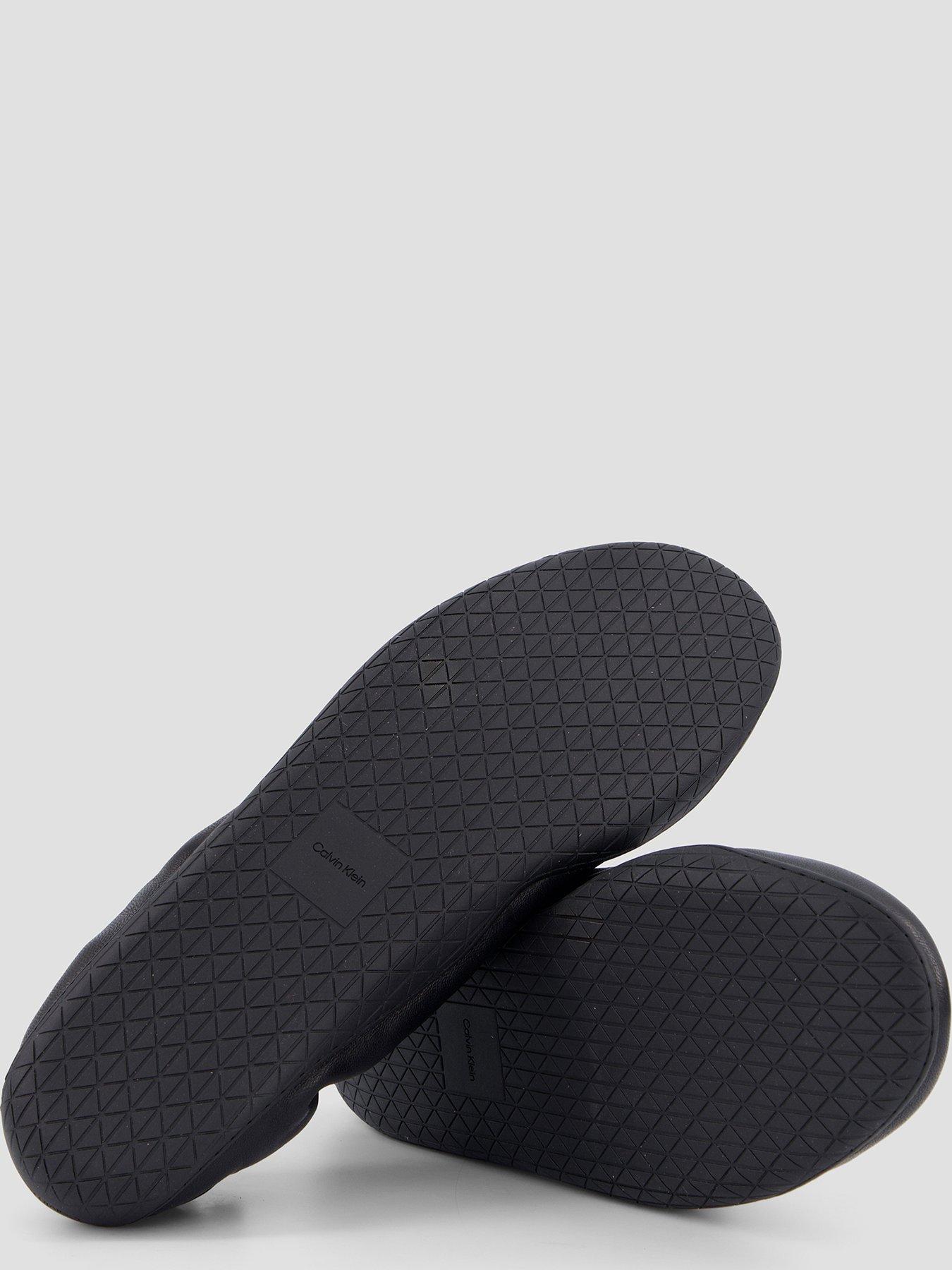 Image 4 of 7 of Calvin Klein Women's Leather Ballet Trainers - Black