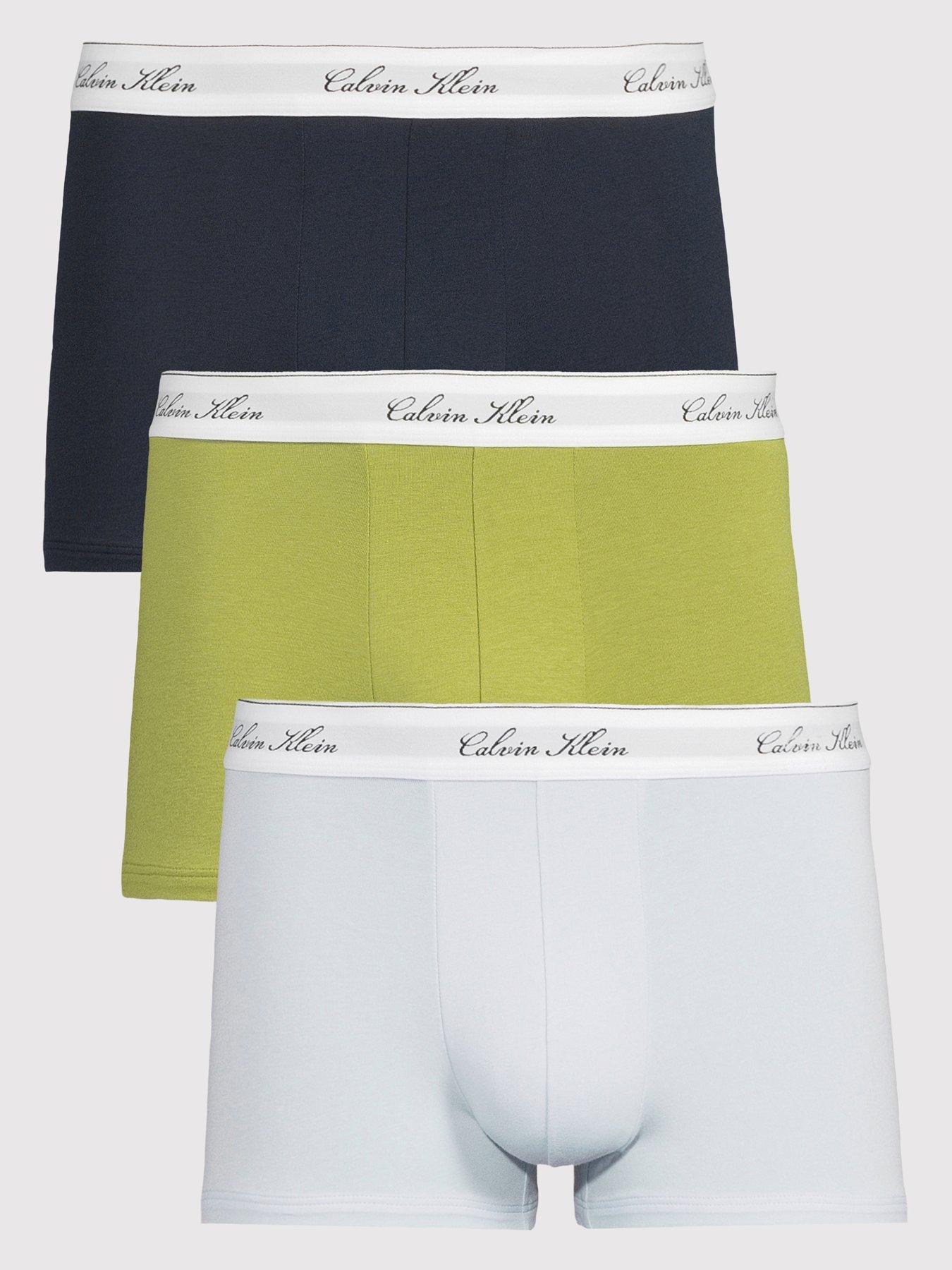Calvin Klein 3 Pack Low Rise Trunks - Assorted
