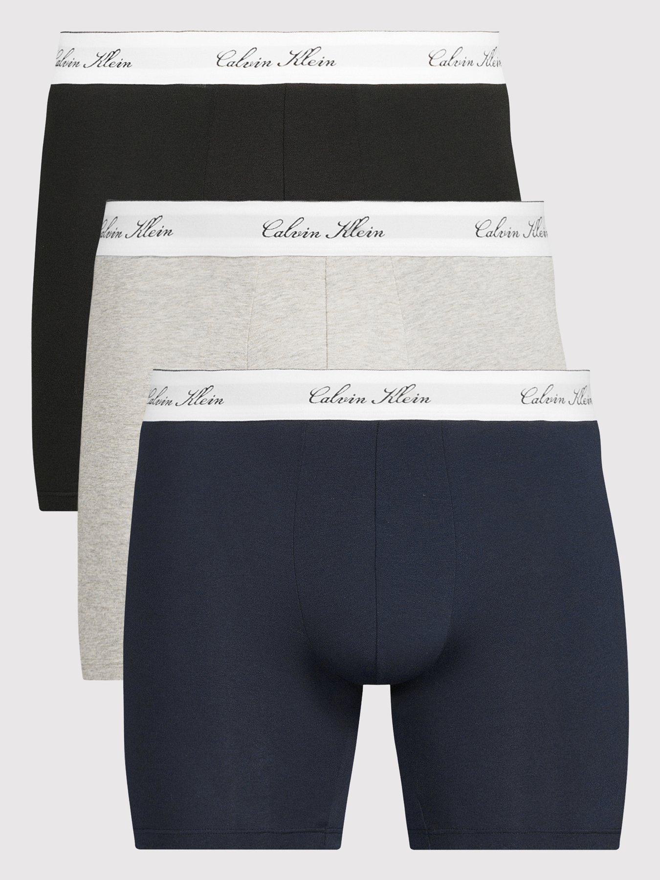 Calvin Klein 3 Pack Boxer Brief, Assorted, Size L, Men