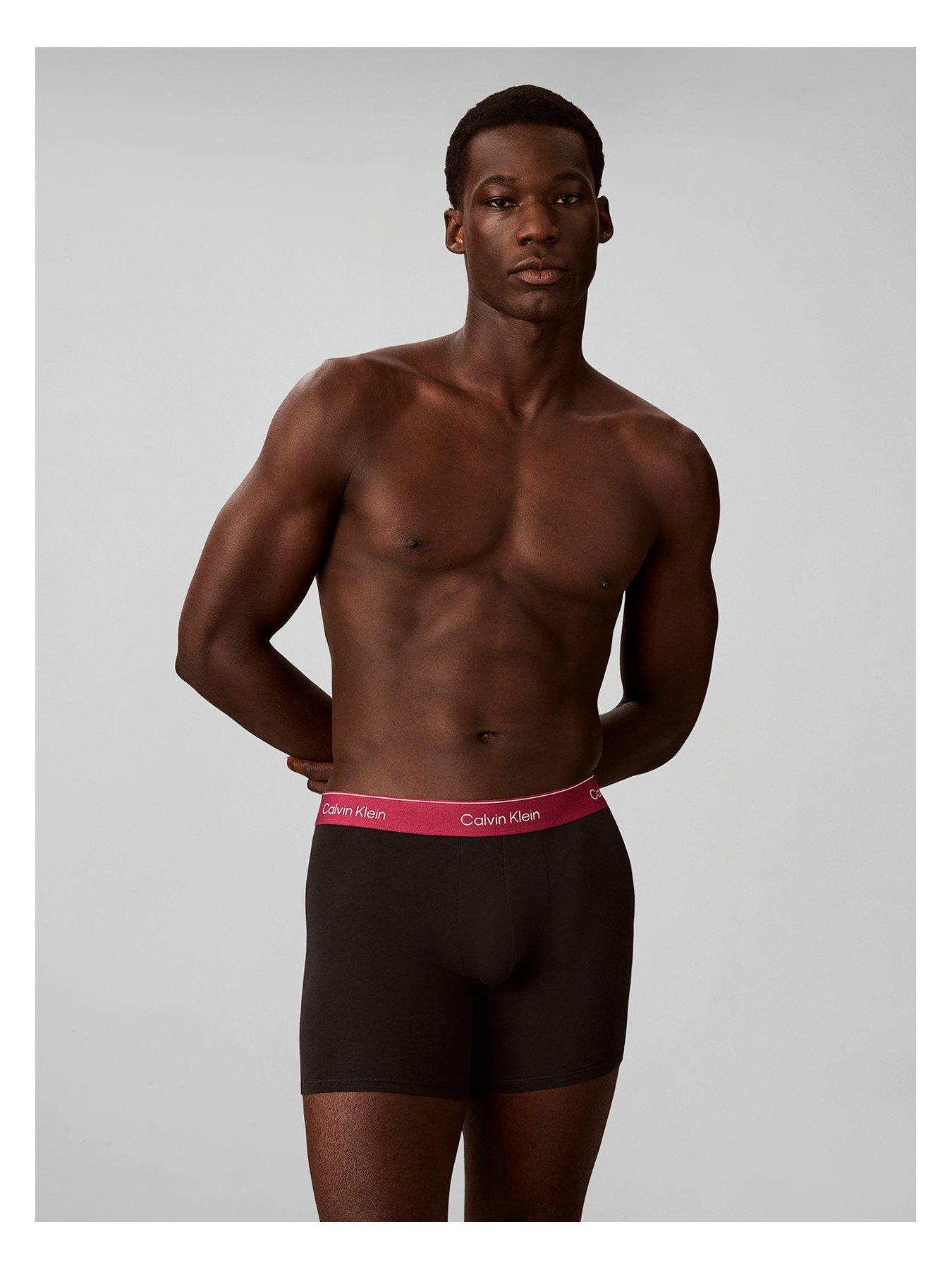 Calvin Klein 3 Pack Boxer Briefs - Black