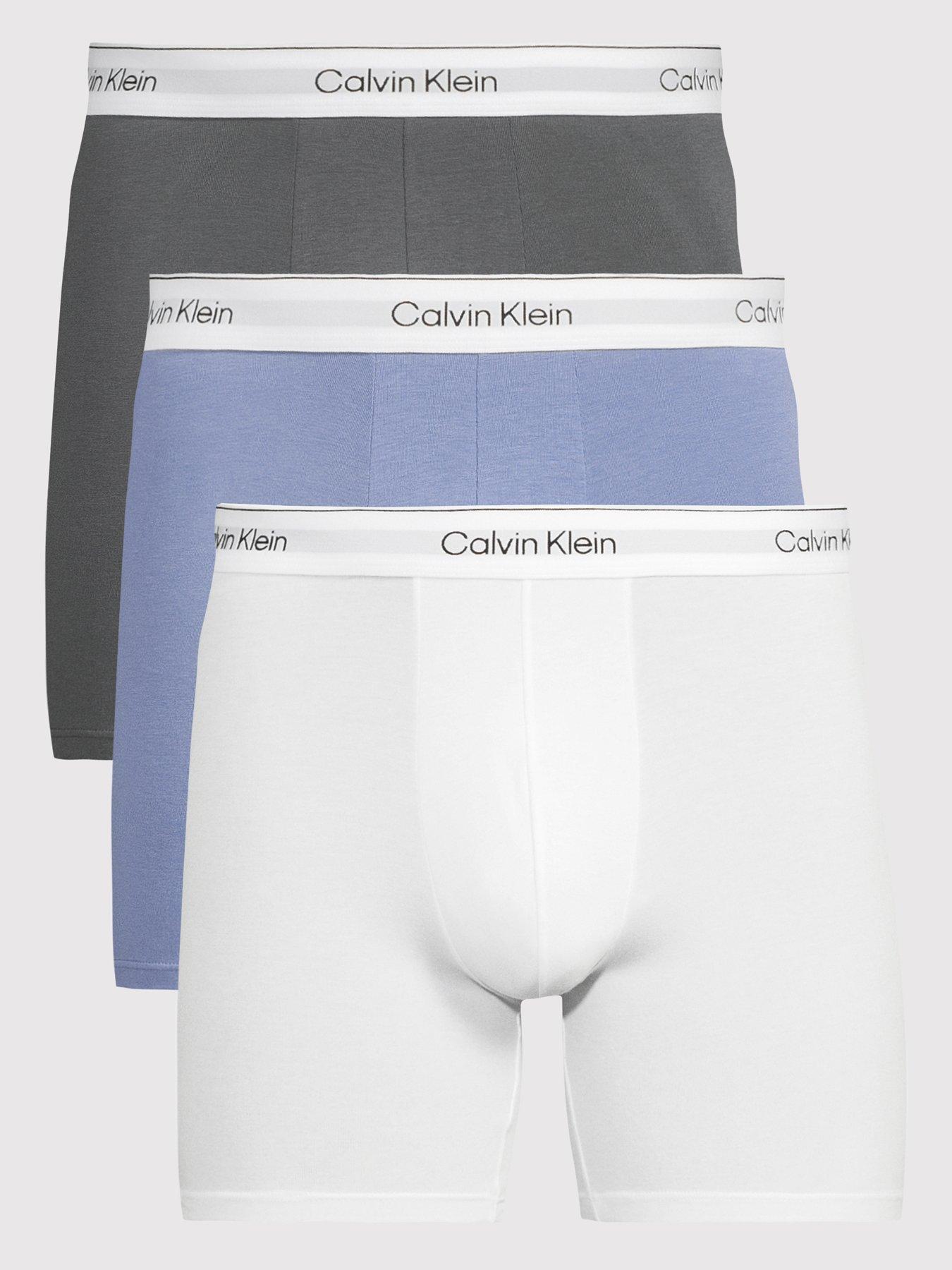 Calvin Klein 3 Pack Boxer Briefs, Assorted, Size 2Xl, Men
