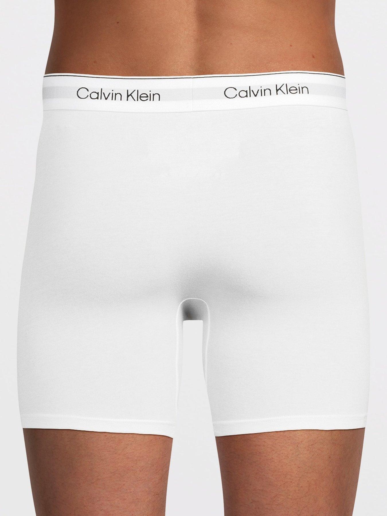 Image 3 of 4 of Calvin Klein 3 Pack Boxer Briefs - Assorted