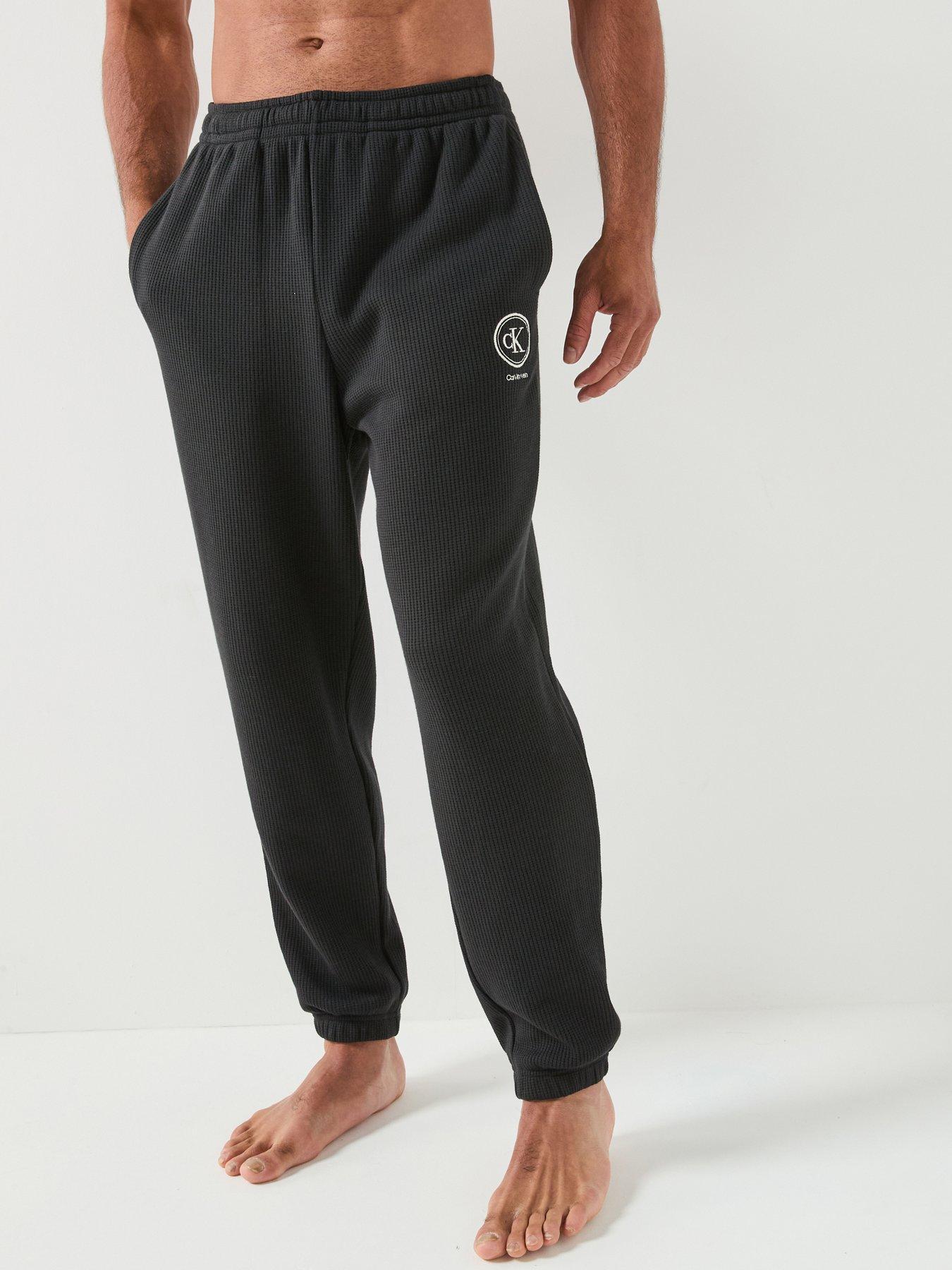 Calvin Klein Waffle Tracksuits, Black, Size Xl, Men