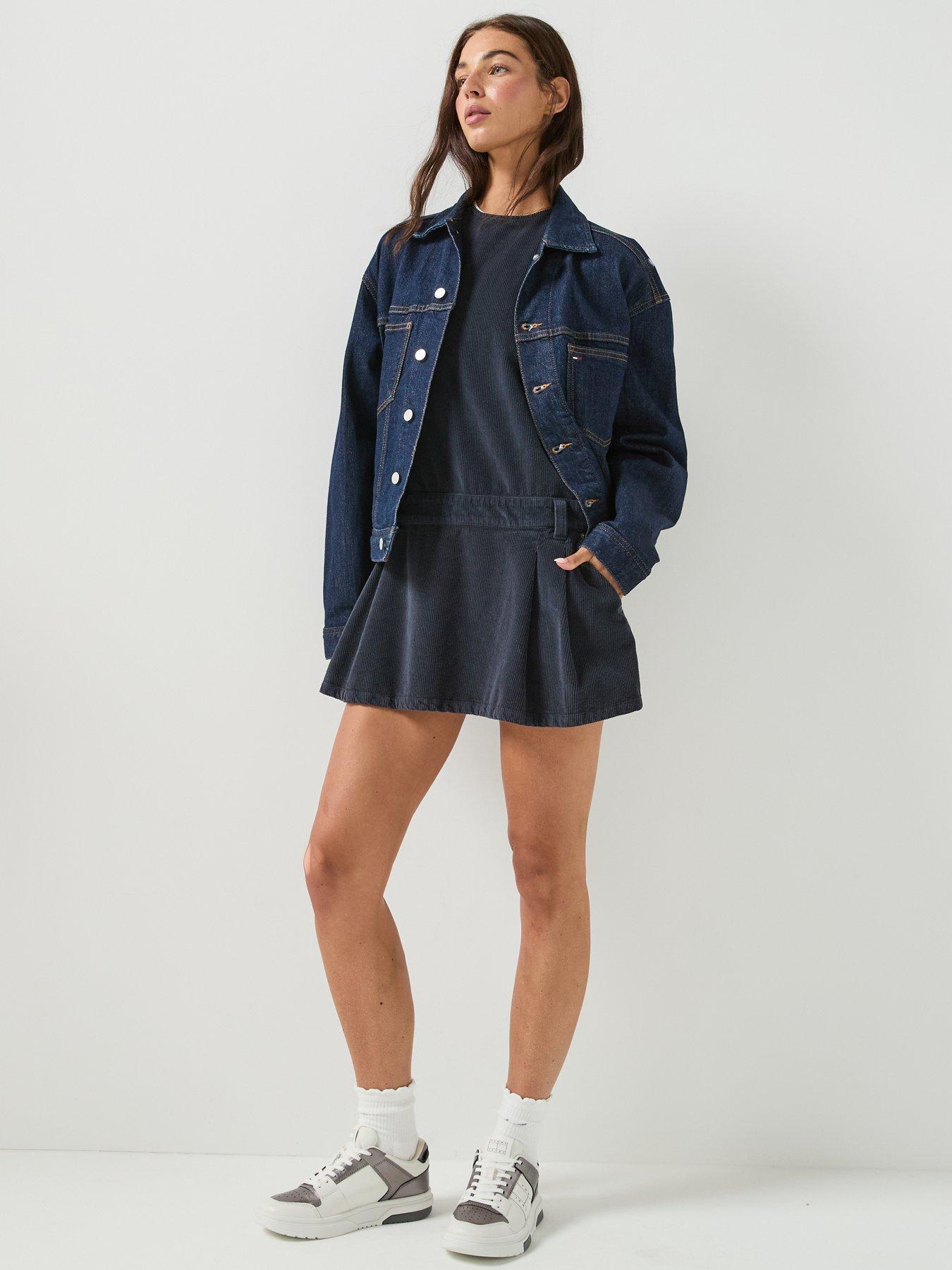 Image 3 of 6 of Tommy Jeans Slim Denim Trucker Jacket - Denim Dark