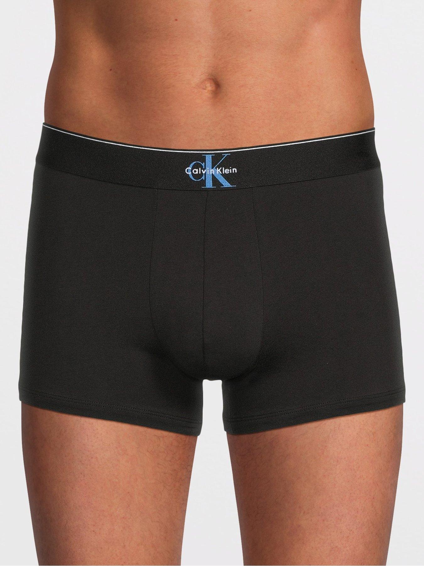 Image 2 of 3 of Calvin Klein 3 Pack Trunks - Black