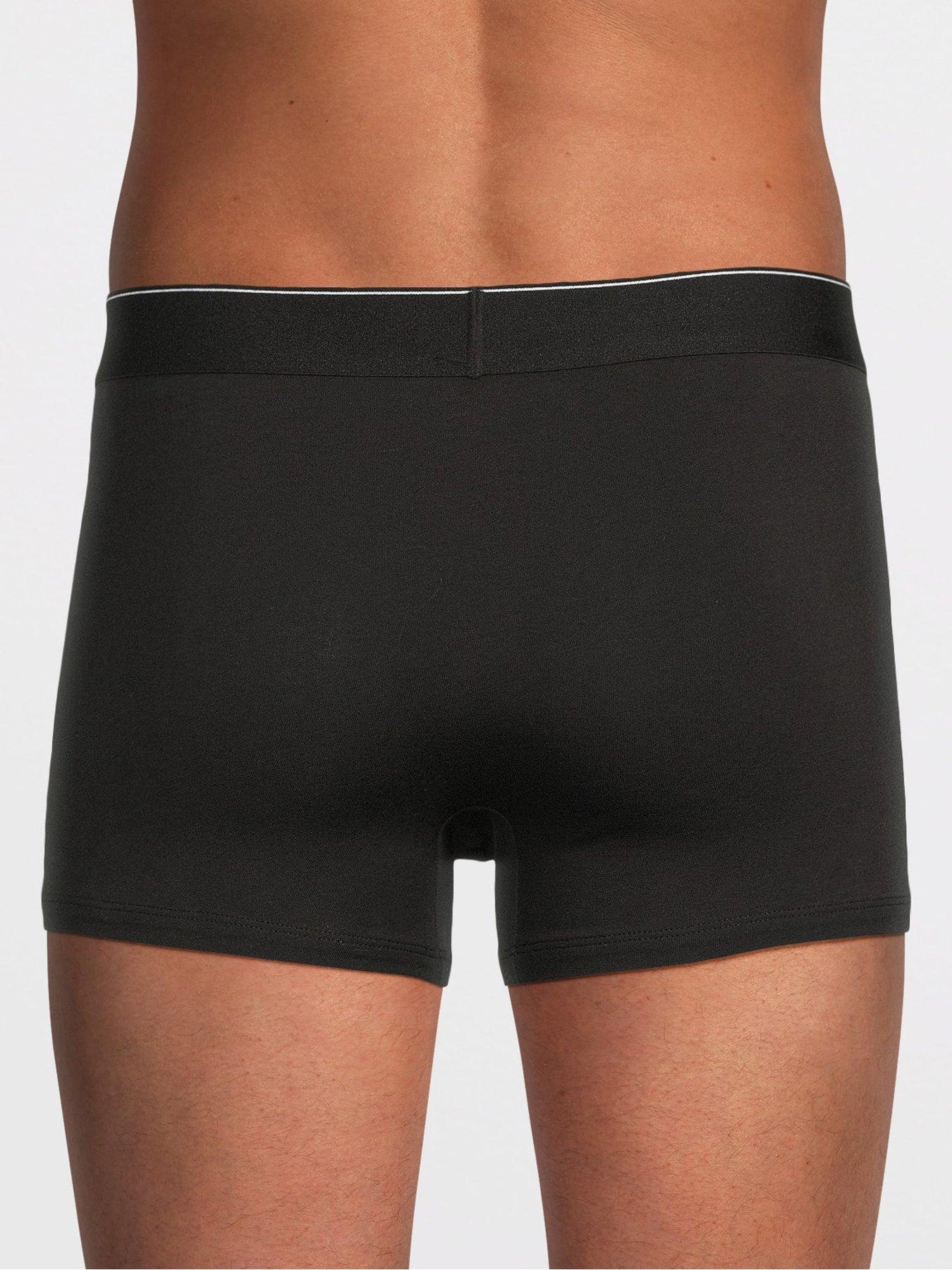 Image 3 of 3 of Calvin Klein 3 Pack Trunks - Black