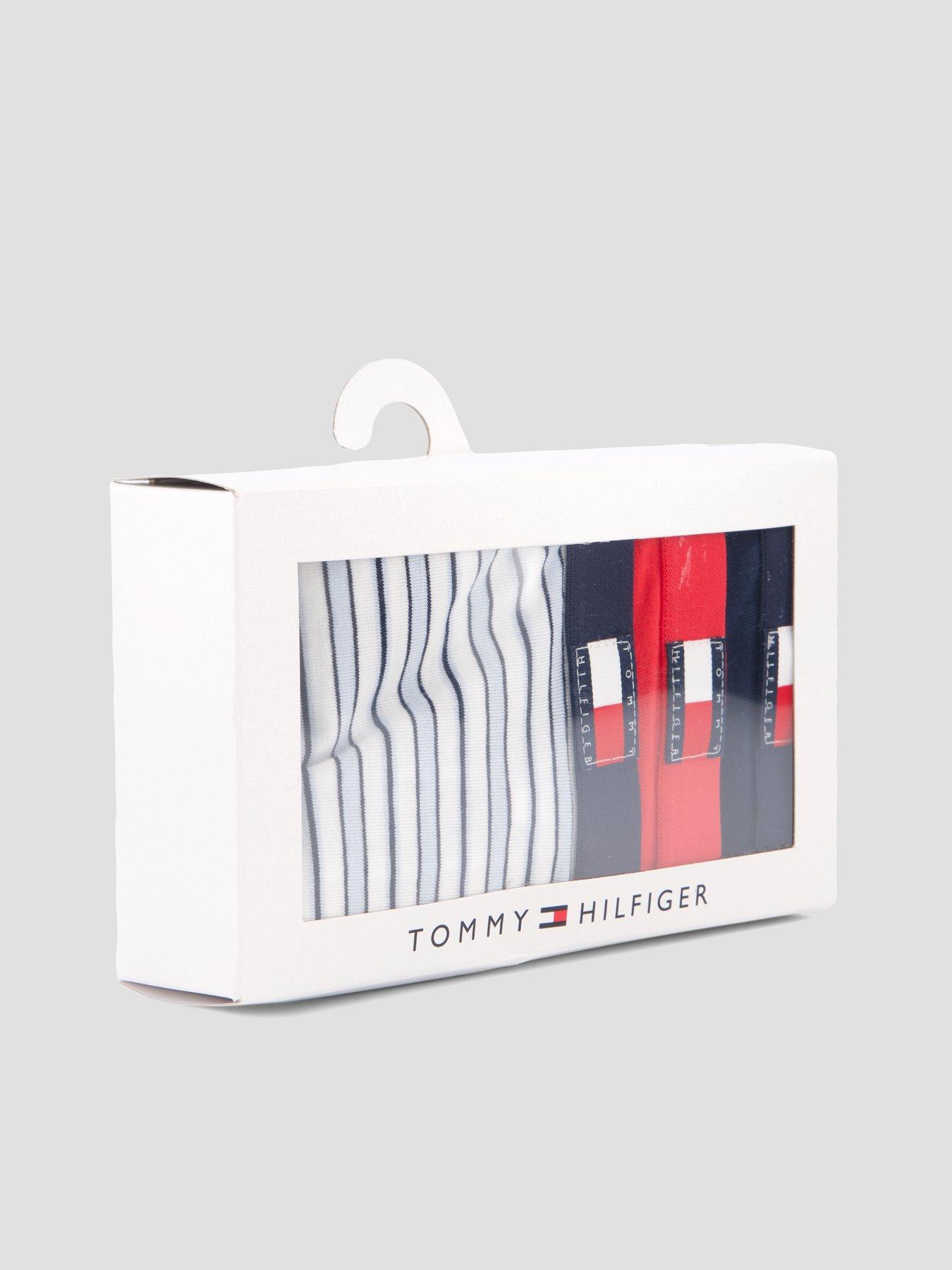Image 6 of 6 of Tommy Hilfiger 3-pack Heritage Flag Logo Briefs - Multi