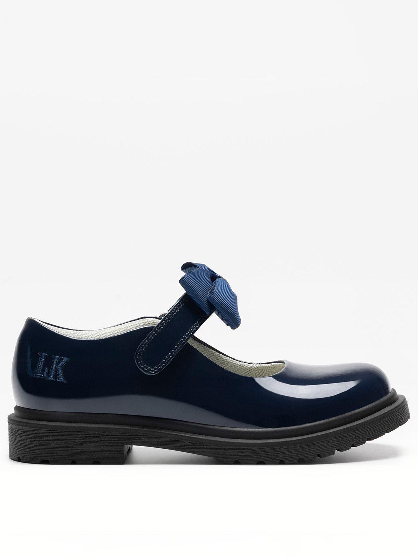 Image 1 of 4 of Lelli Kelly Youth Mia Patent Bow School Shoe Miss Lk