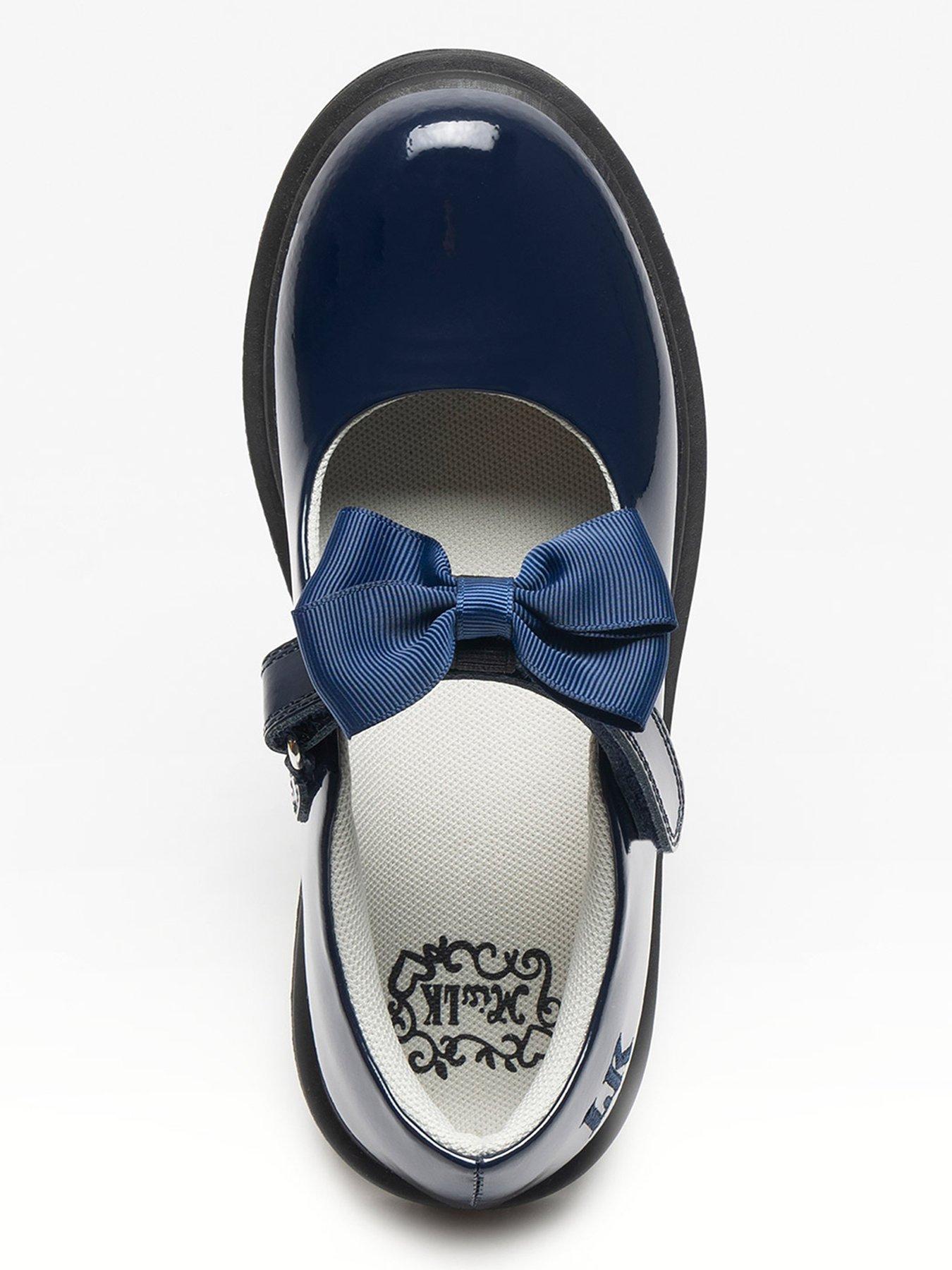 Image 4 of 4 of Lelli Kelly Youth Mia Patent Bow School Shoe Miss Lk