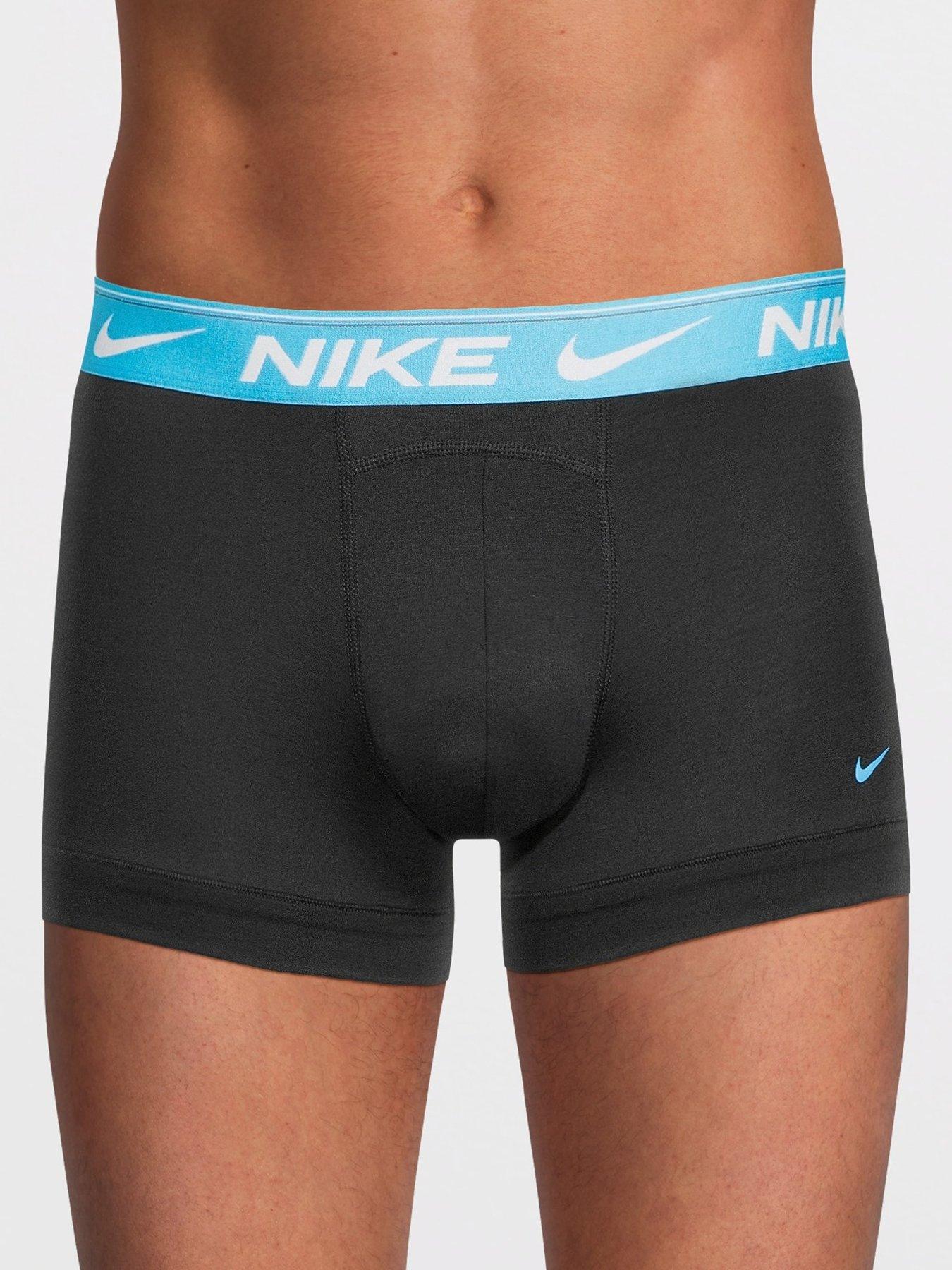 Image 2 of 3 of Nike Ultra Comfort 3 Pack Trunks - Black