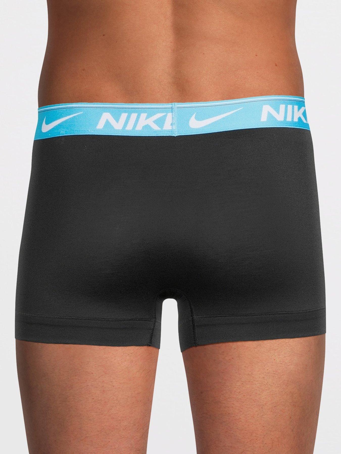 Image 3 of 3 of Nike Ultra Comfort 3 Pack Trunks - Black