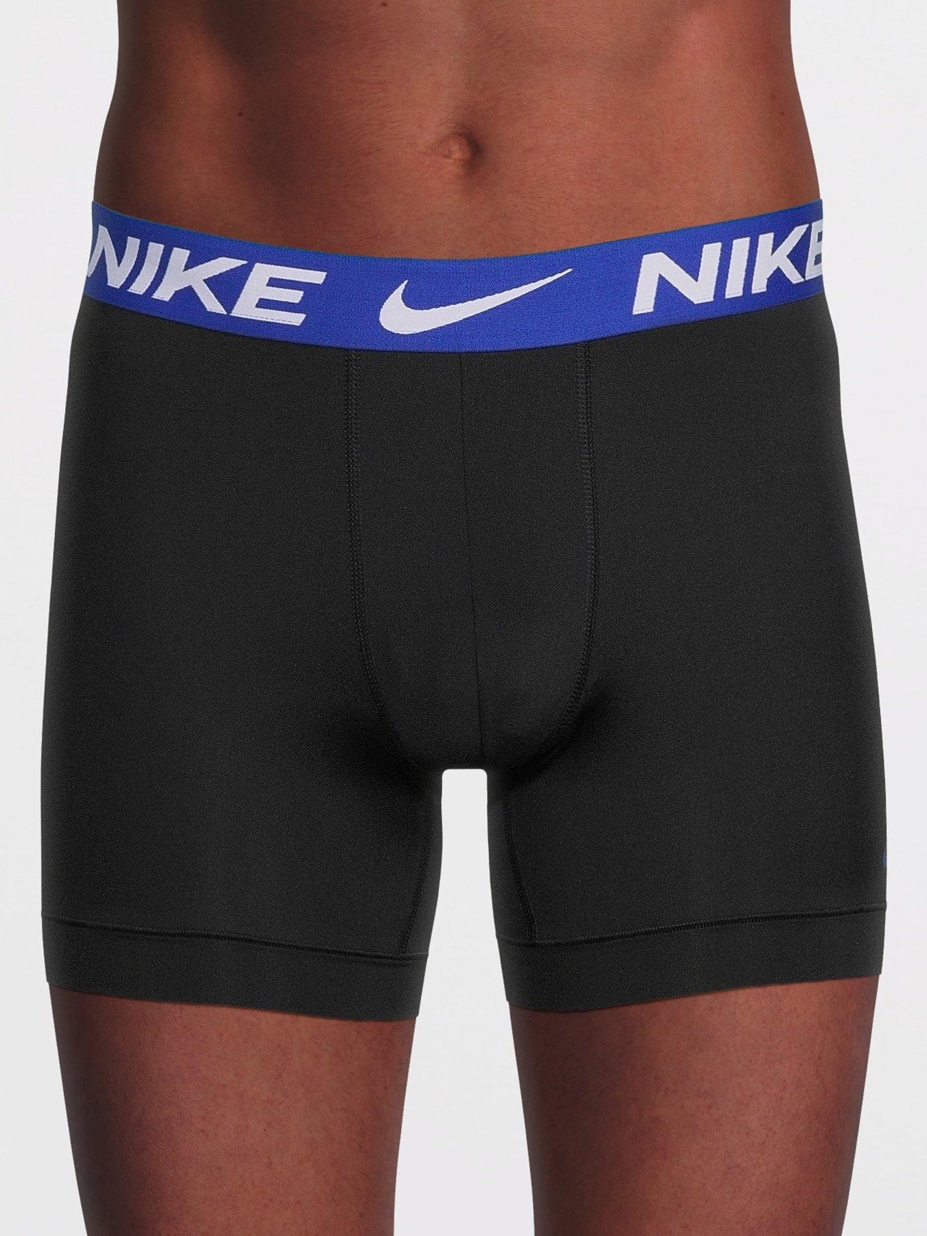 Image 2 of 3 of Nike Essential Micro Fibre 3 Pack Boxer Brief - Black