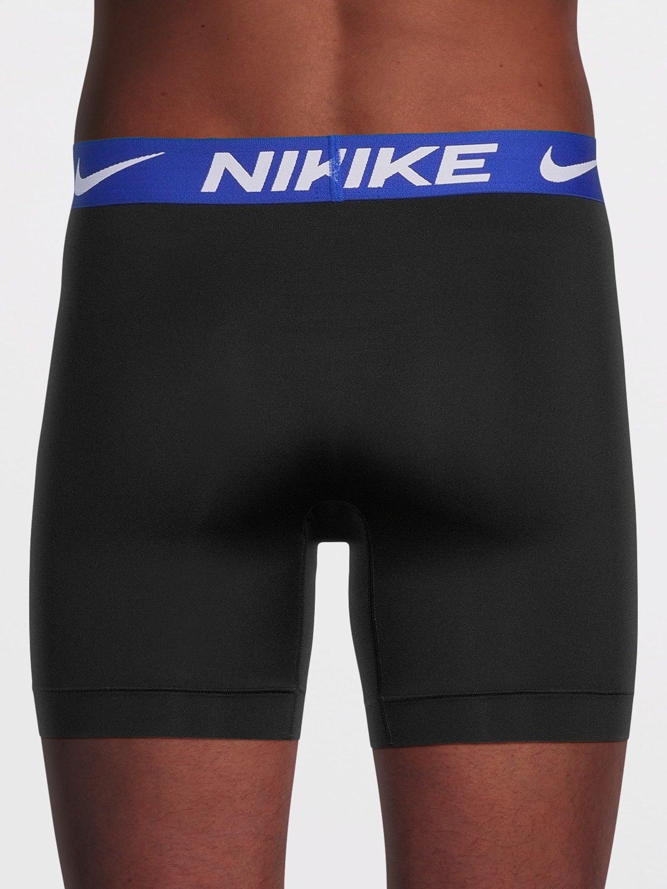 Image 3 of 3 of Nike Essential Micro Fibre 3 Pack Boxer Brief - Black
