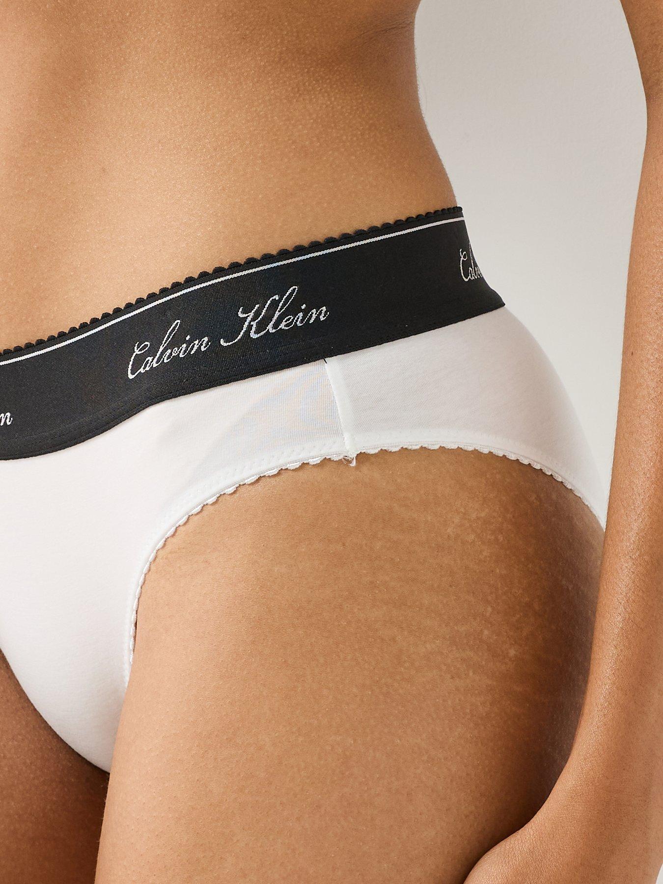 Image 4 of 5 of Calvin Klein Bikini Briefs Icon Cotton Modal - White