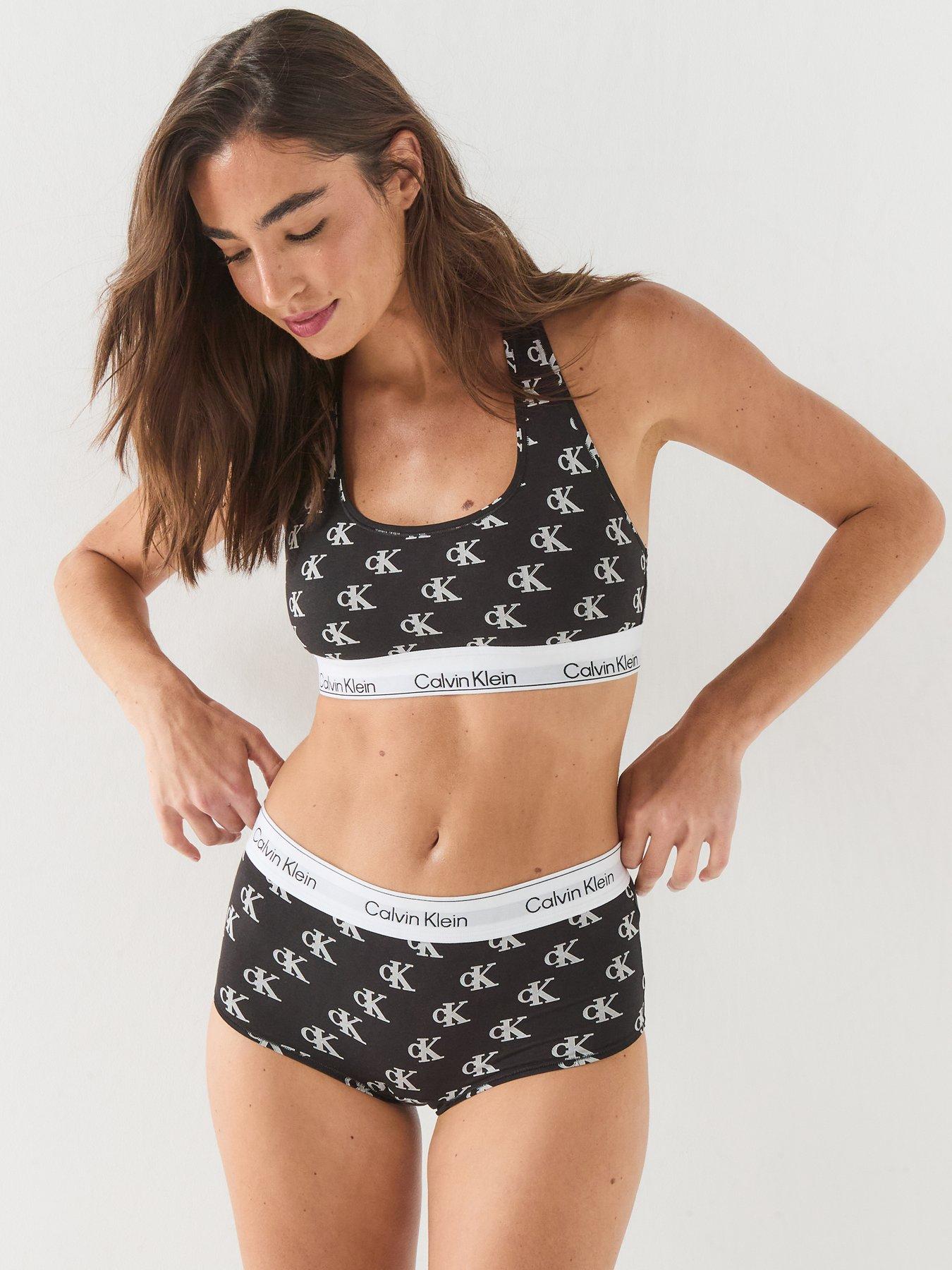 Image 3 of 4 of Calvin Klein Women's Boyshorts - Black