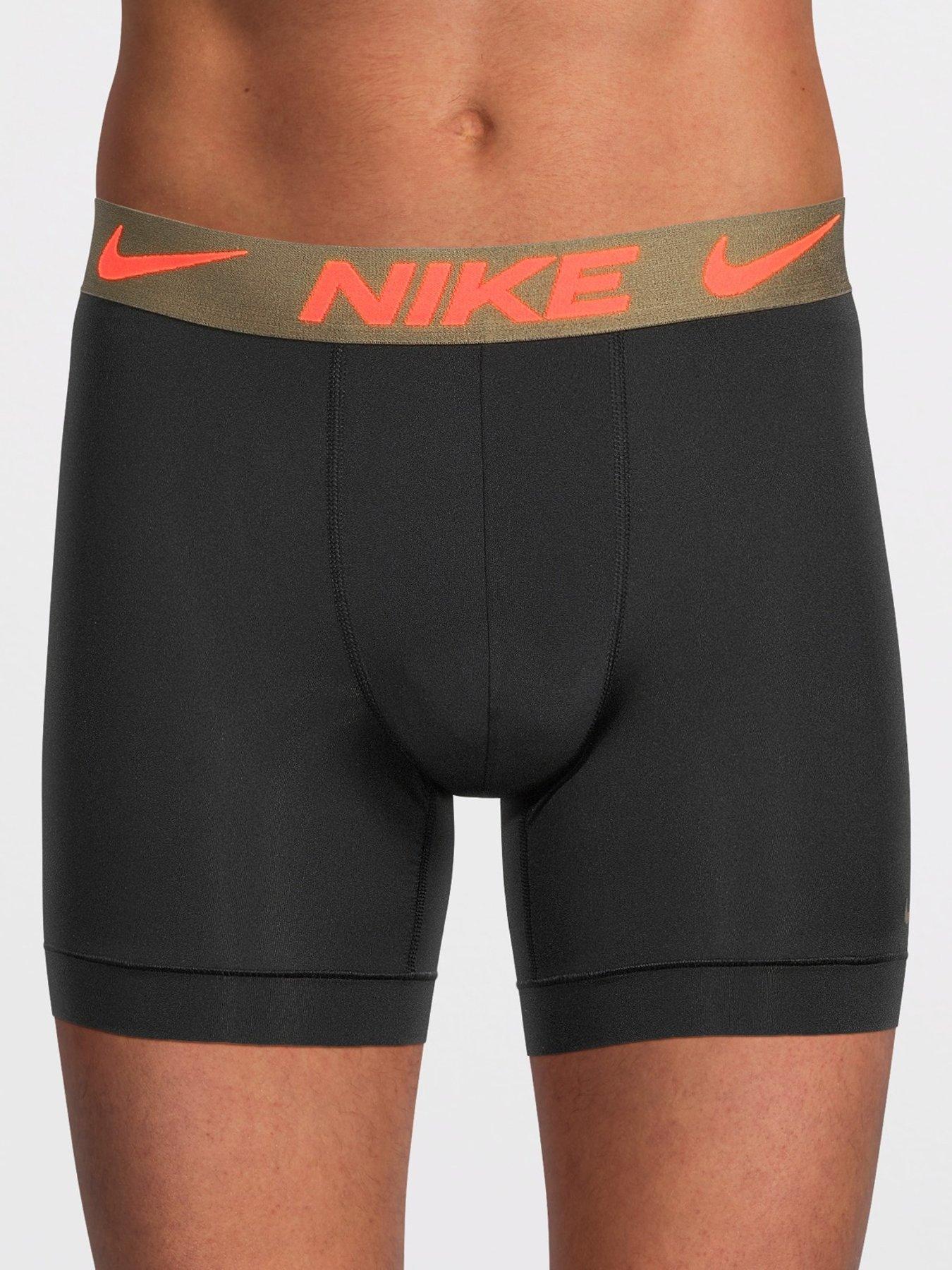 Image 2 of 3 of Nike Essential Micro Fibre 3 Pack Boxer Brief - Black
