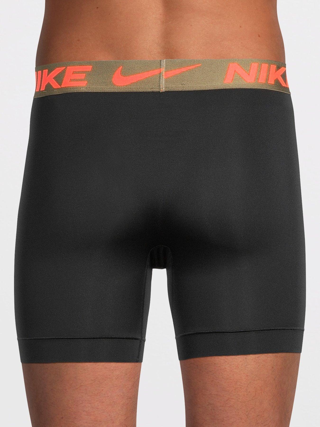 Image 3 of 3 of Nike Essential Micro Fibre 3 Pack Boxer Brief - Black