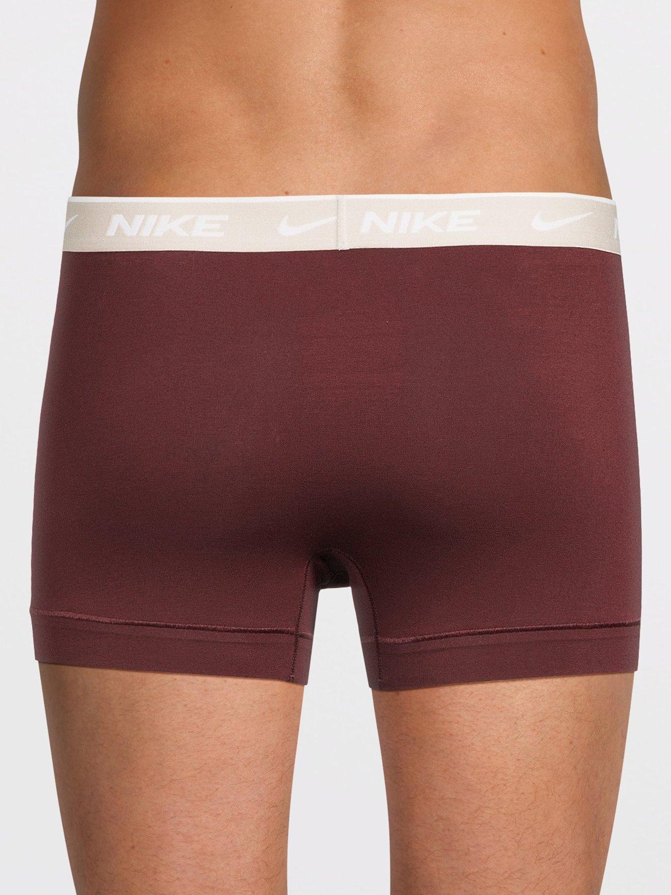 Image 3 of 3 of Nike Essential Cotton Stretch 3 Pack Trunks - Assorted