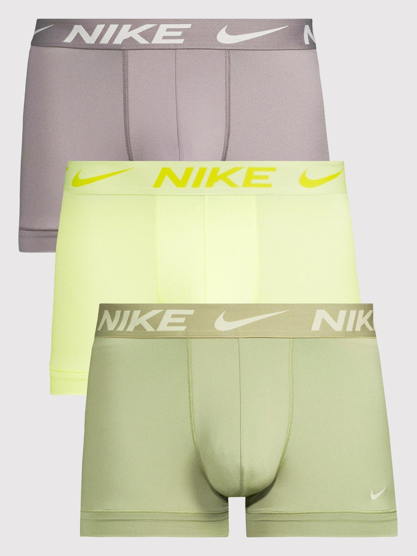 Image 1 of 3 of Nike Essential Micro Fibre 3 Pack Trunks - Assorted