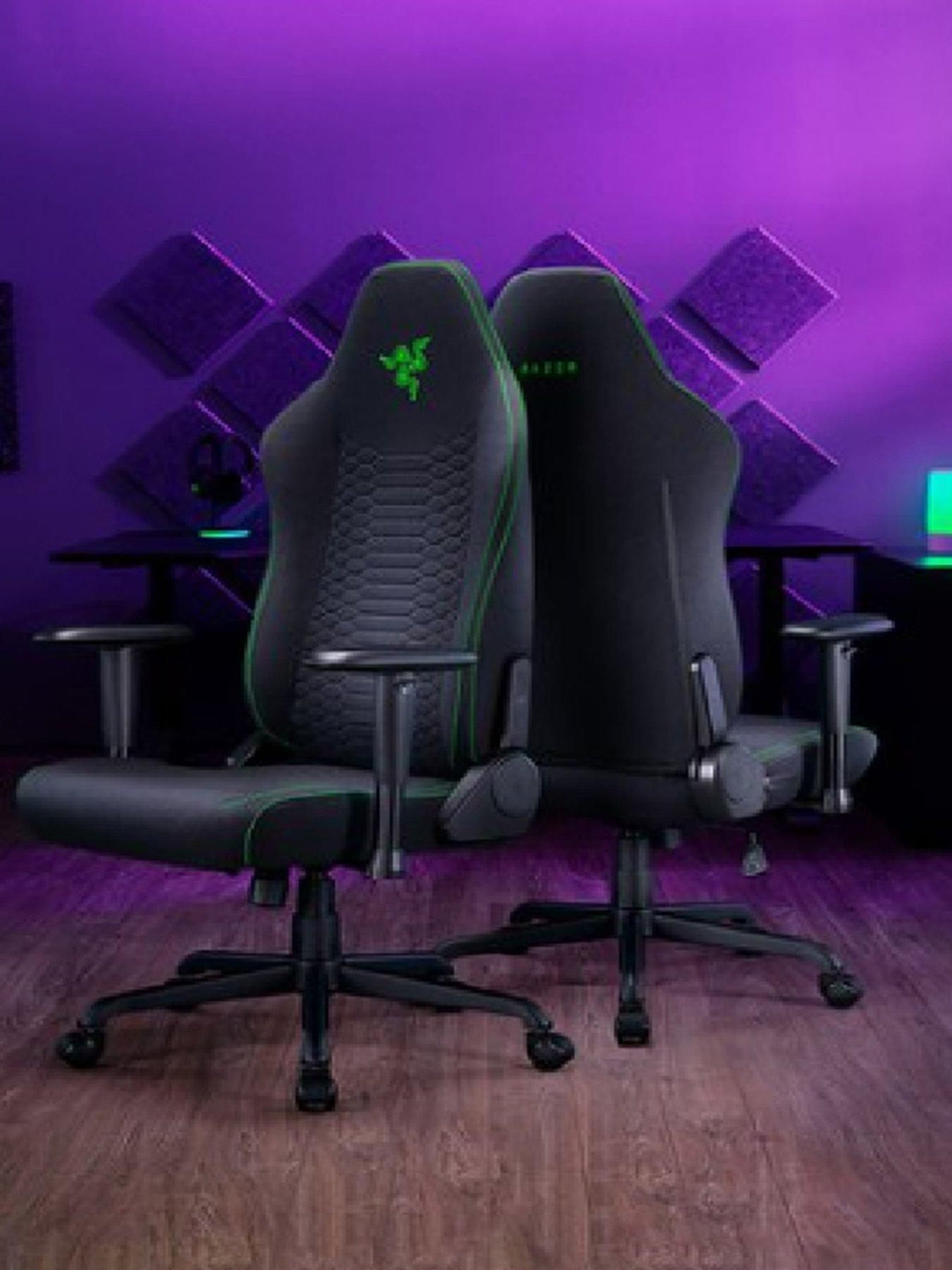 Image 1 of 7 of Razer Iskur V2 X NewGen (Black/Green)