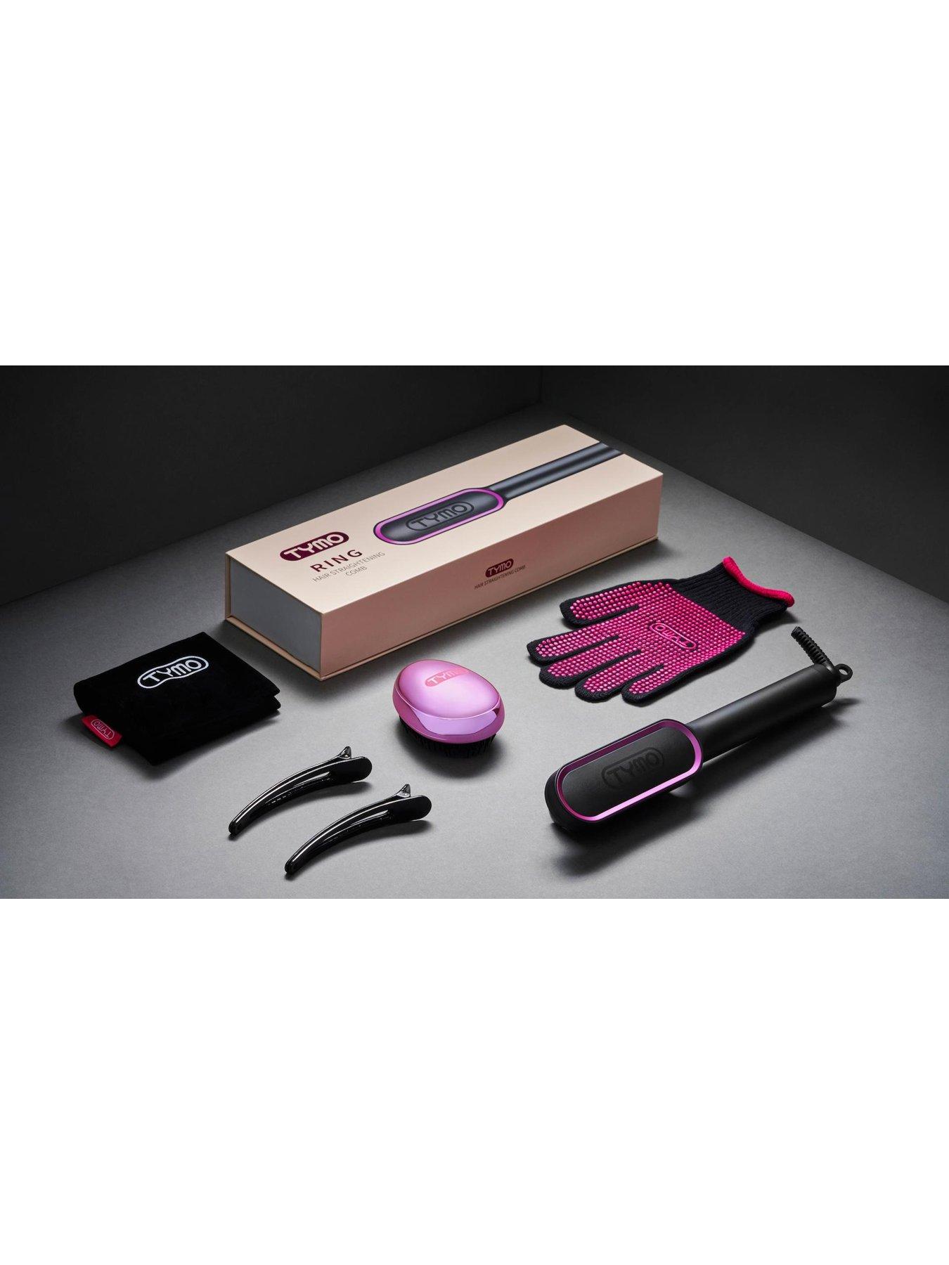 Image 7 of 7 of Tymo Ring Hair Straightening Comb &ndash; Black