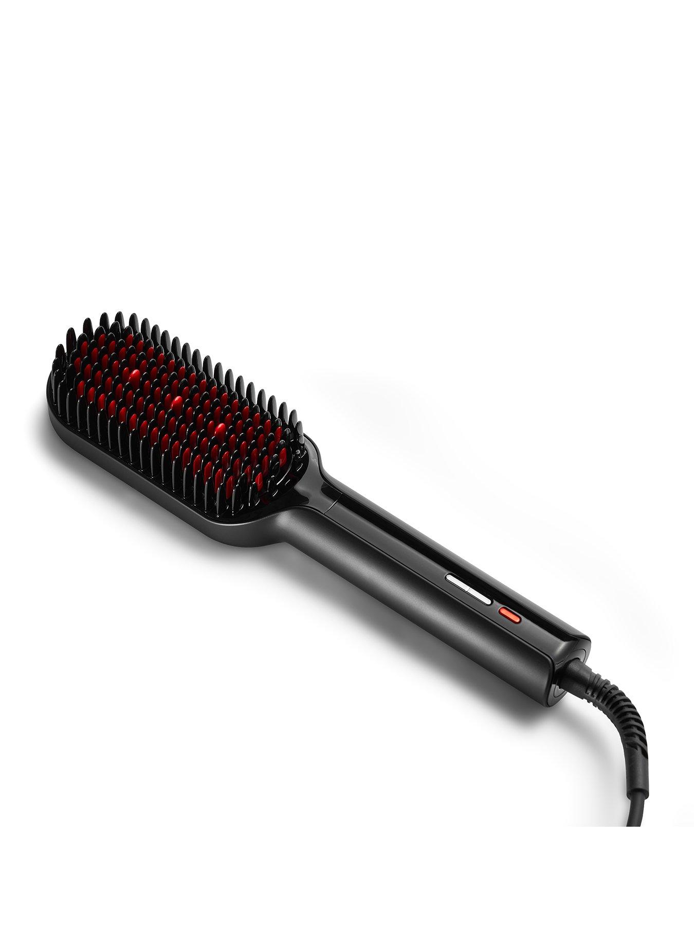 Tymo Ionic Plus Hair Straightening Brush - Black