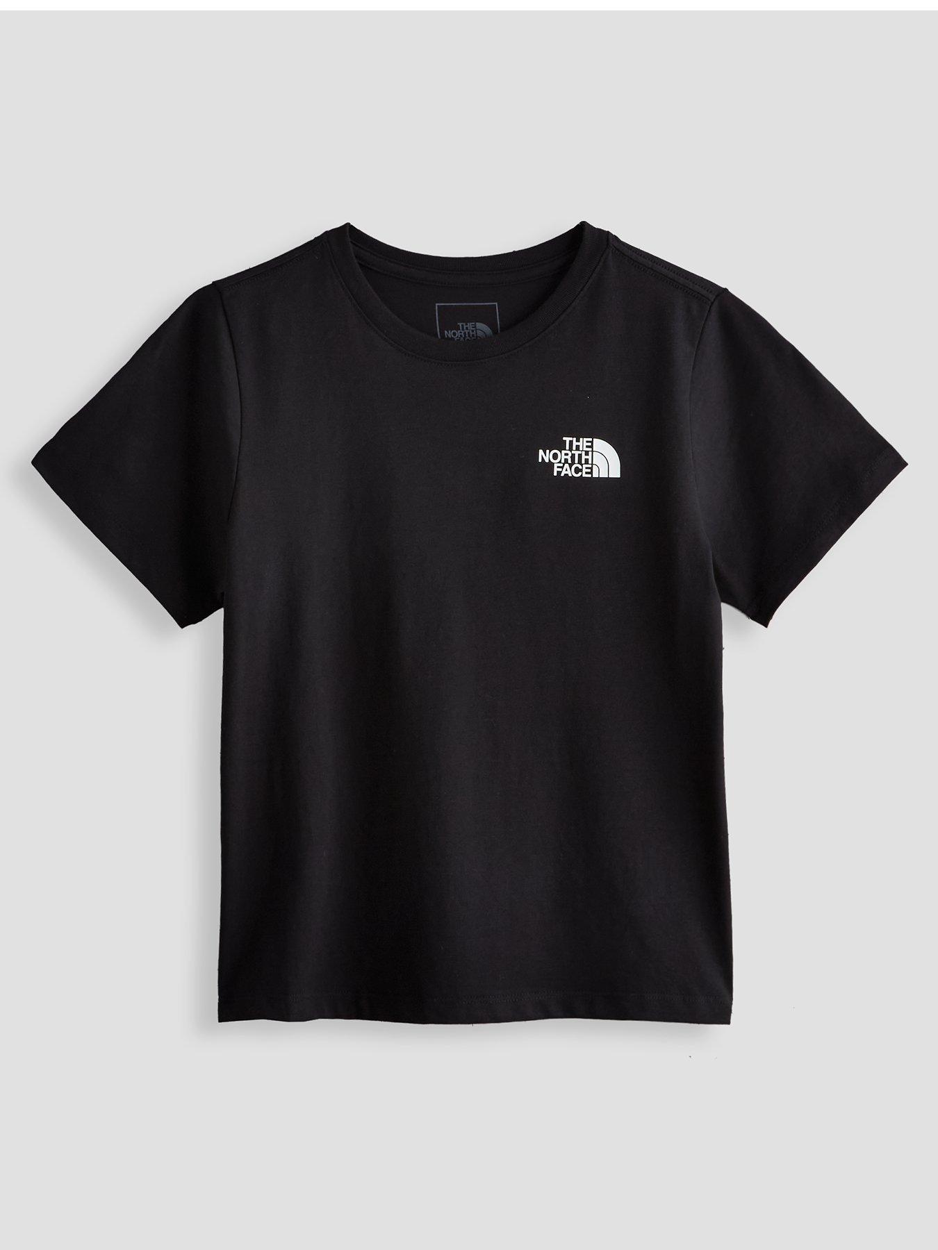 Image 1 of 5 of The North Face Junior Unisex Evolution Box Nse T-Shirt - Black