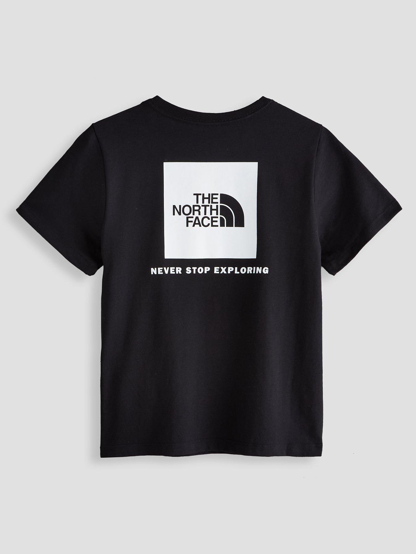 Image 2 of 5 of The North Face Junior Unisex Evolution Box Nse T-Shirt - Black