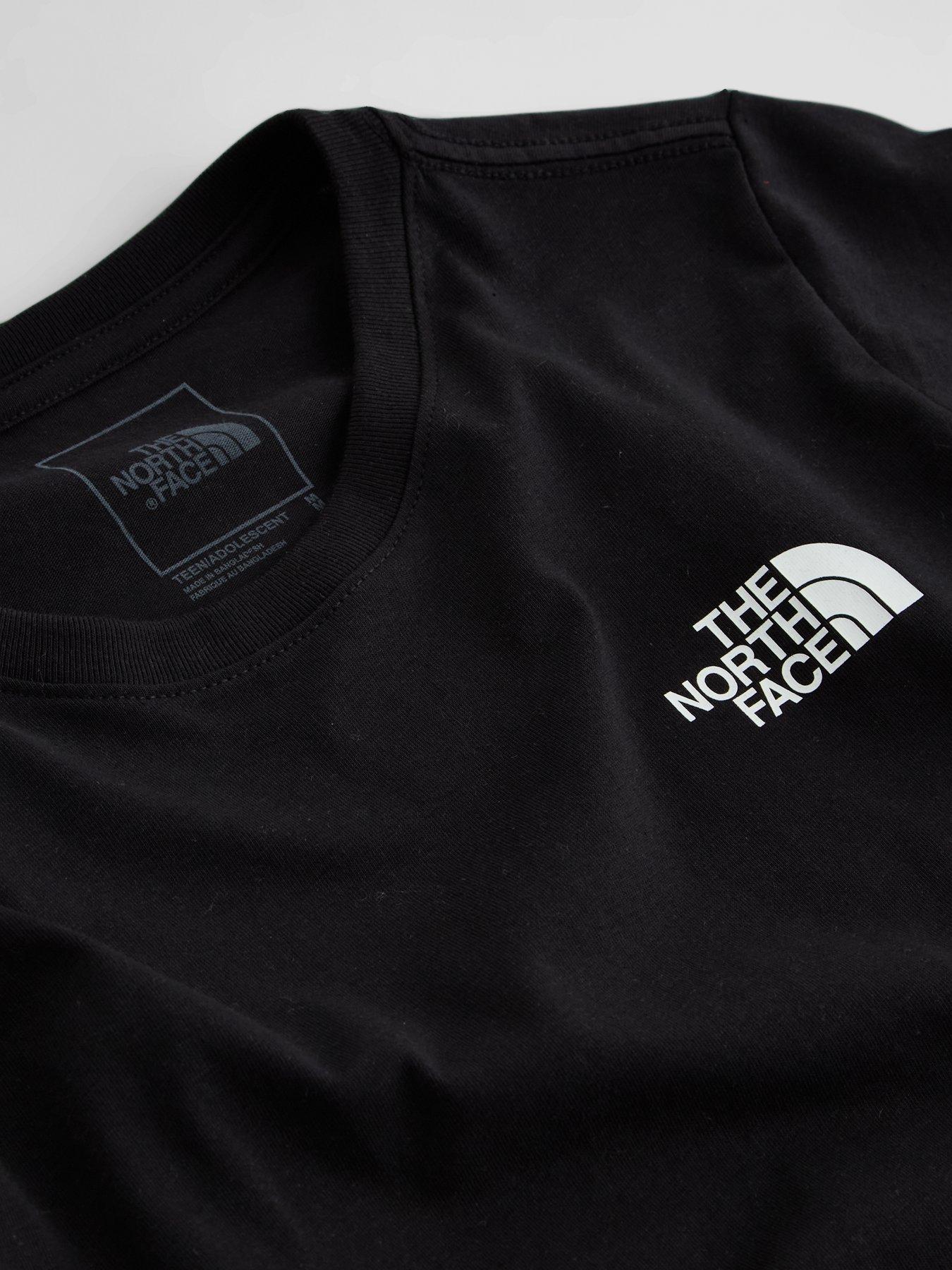 Image 4 of 5 of The North Face Junior Unisex Evolution Box Nse T-Shirt - Black