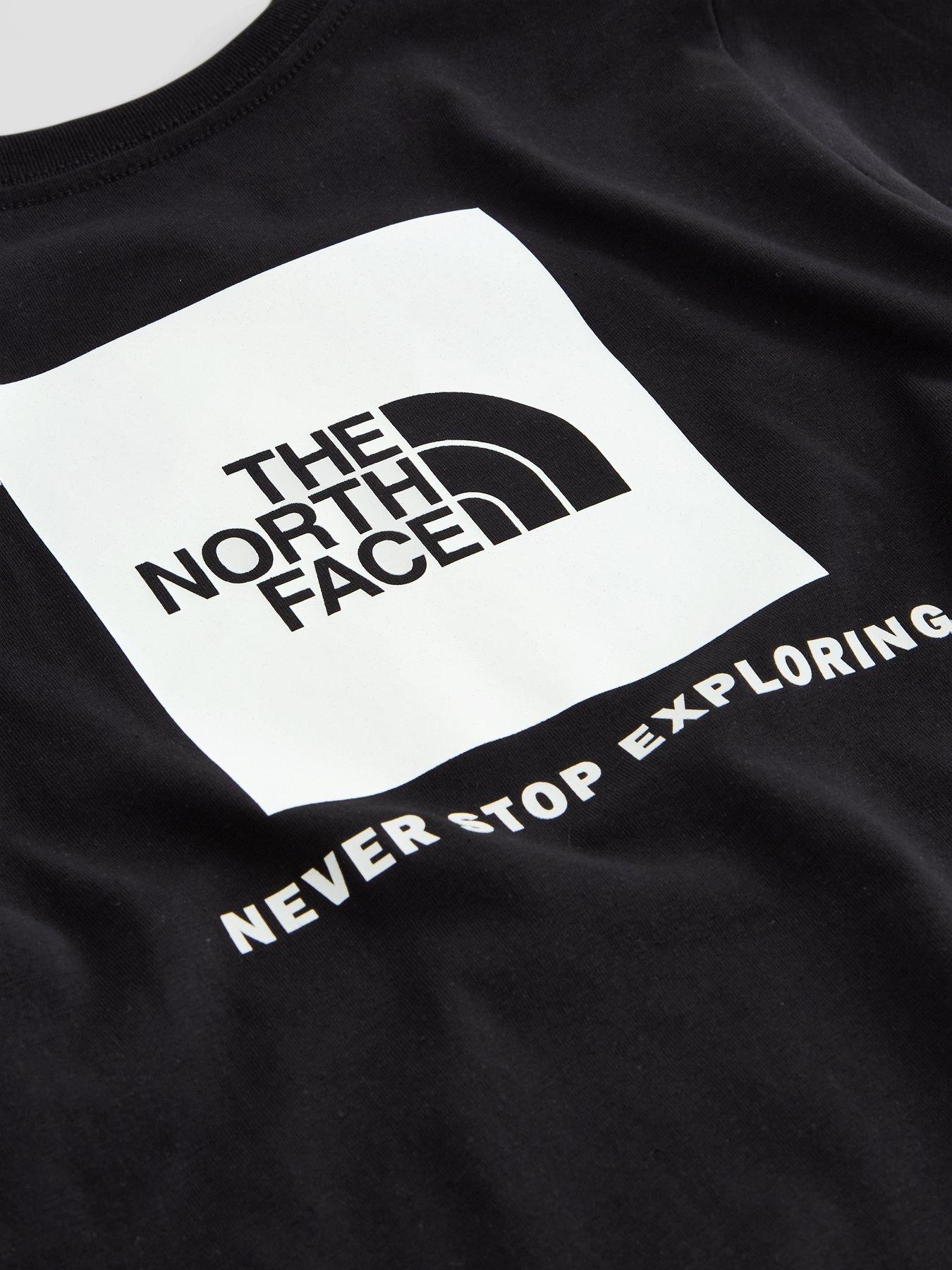 Image 5 of 5 of The North Face Junior Unisex Evolution Box Nse T-Shirt - Black