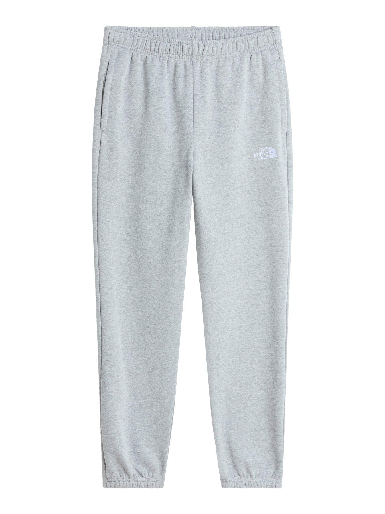 Image 4 of 5 of The North Face Boys Adjustable Waist Sweat Jogging Bottoms - Grey
