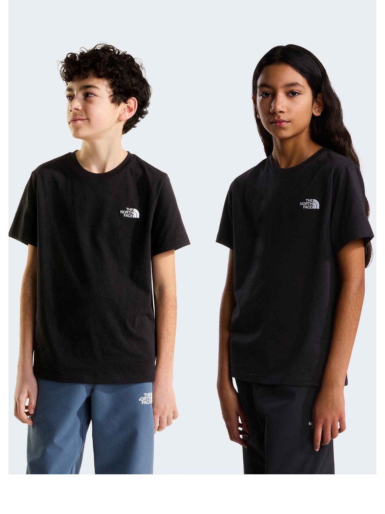 Image 2 of 5 of The North Face Junior Unisex Evolution Simple Dome T-Shirt - Black