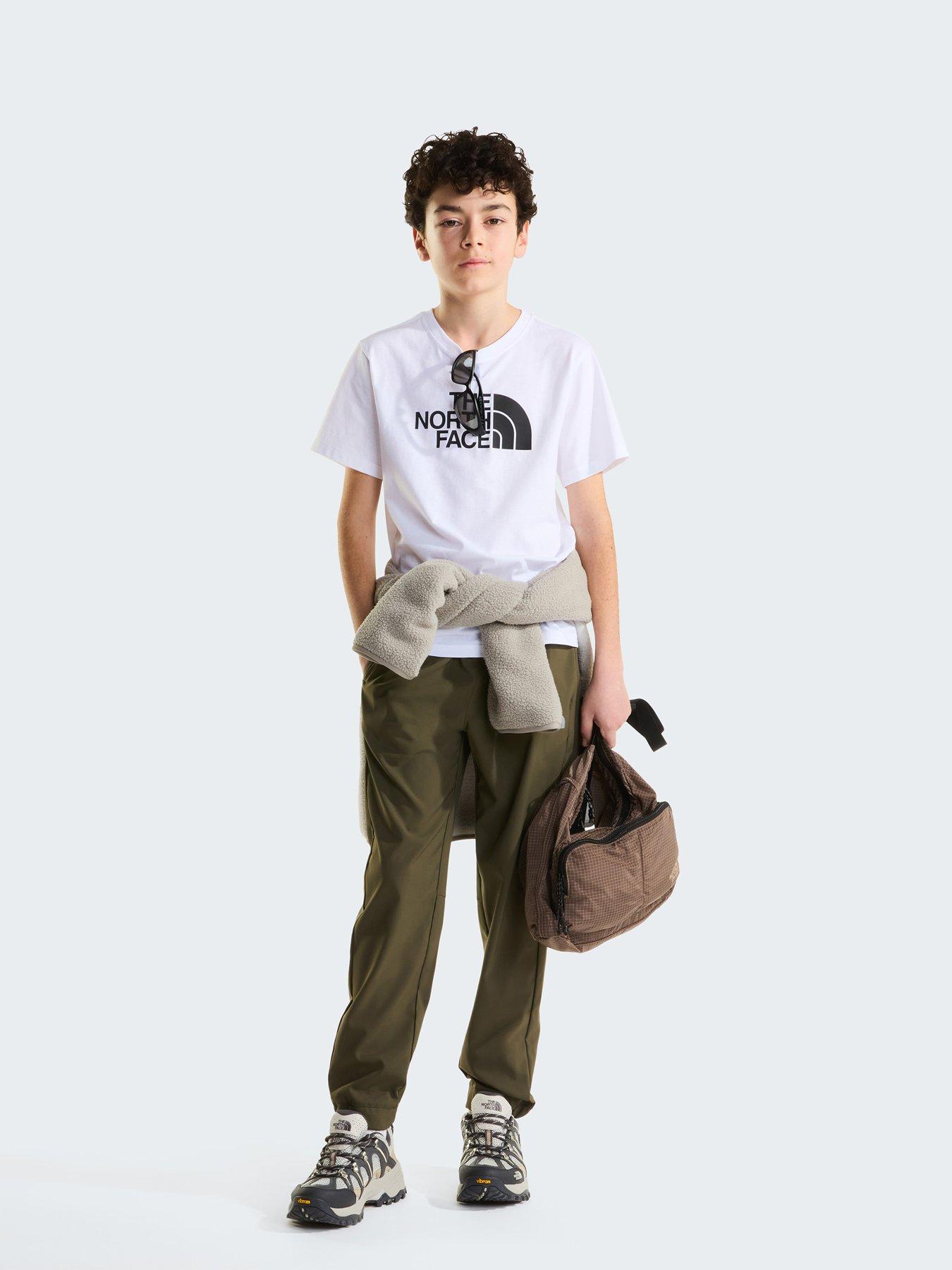 Image 4 of 5 of The North Face Junior Unisex Evolution Half Dome T-Shirt - White