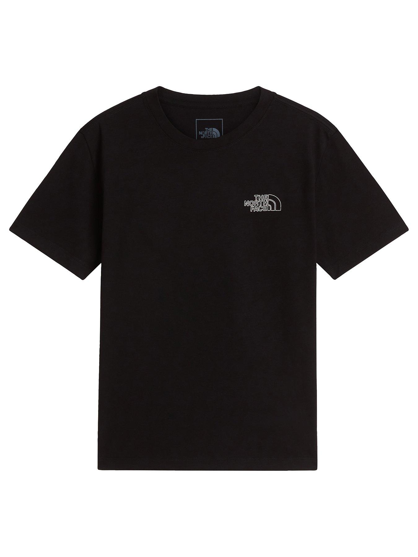 Image 2 of 5 of The North Face Teens' Alien Relaxed Graphic T-Shirt - Black